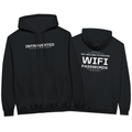 Introverted But Willing To Discuss WiFi Passwords Hoodie | Funny  Hooded Sweatshirt | Introvert Gift | Geeky Gamer Apparel | Sarcastic Gift