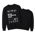 Barely Functioning Adult Sweater | Funny Meme Jumper | Sarcastic Gift | Tired Adult Sweatshirt | Chaos Coffee Anxiety | Gift For Her Him