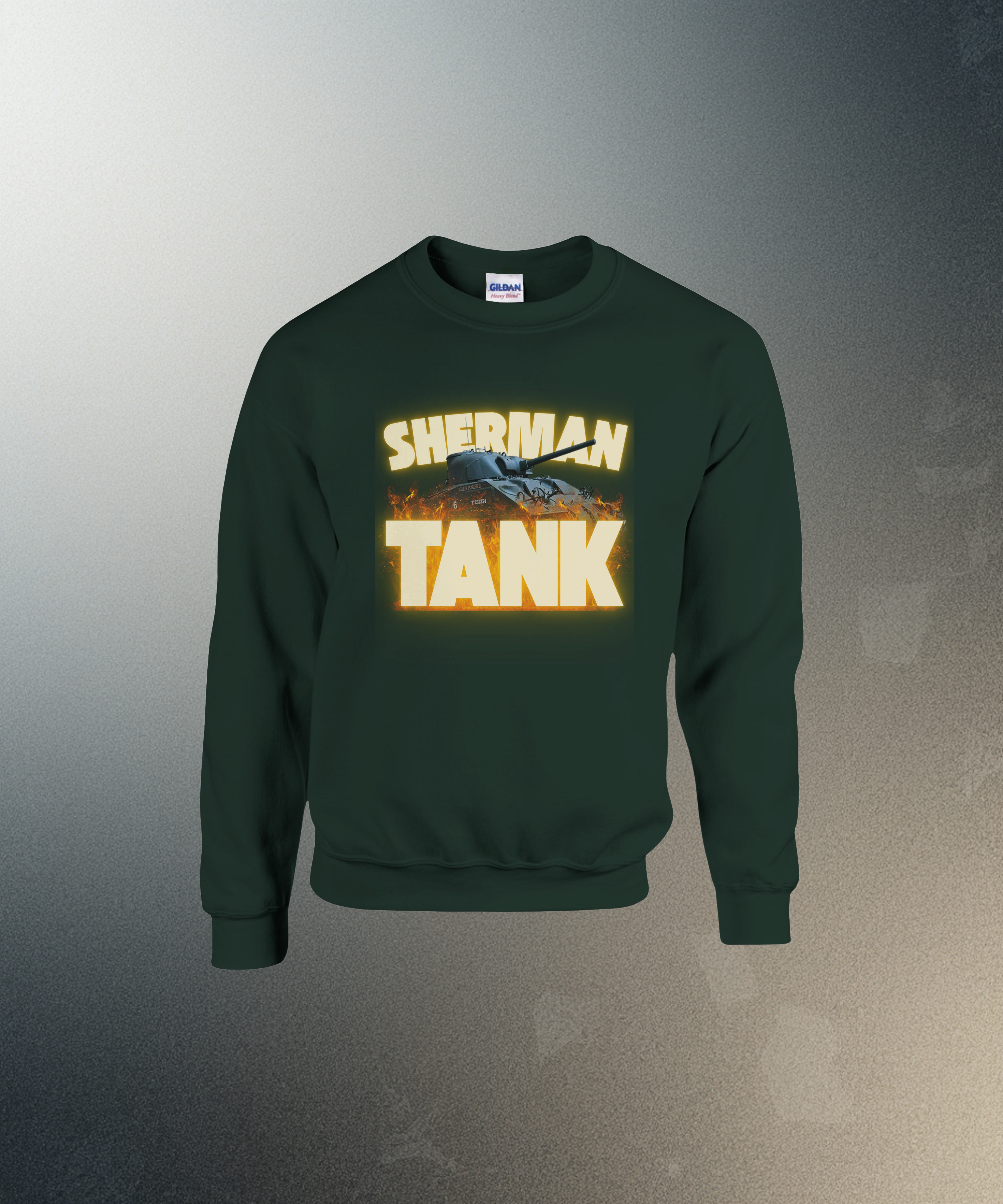 M4 Sherman Tank Sweatshirt | WWII US Army Armor Crewneck | Military History Gift
