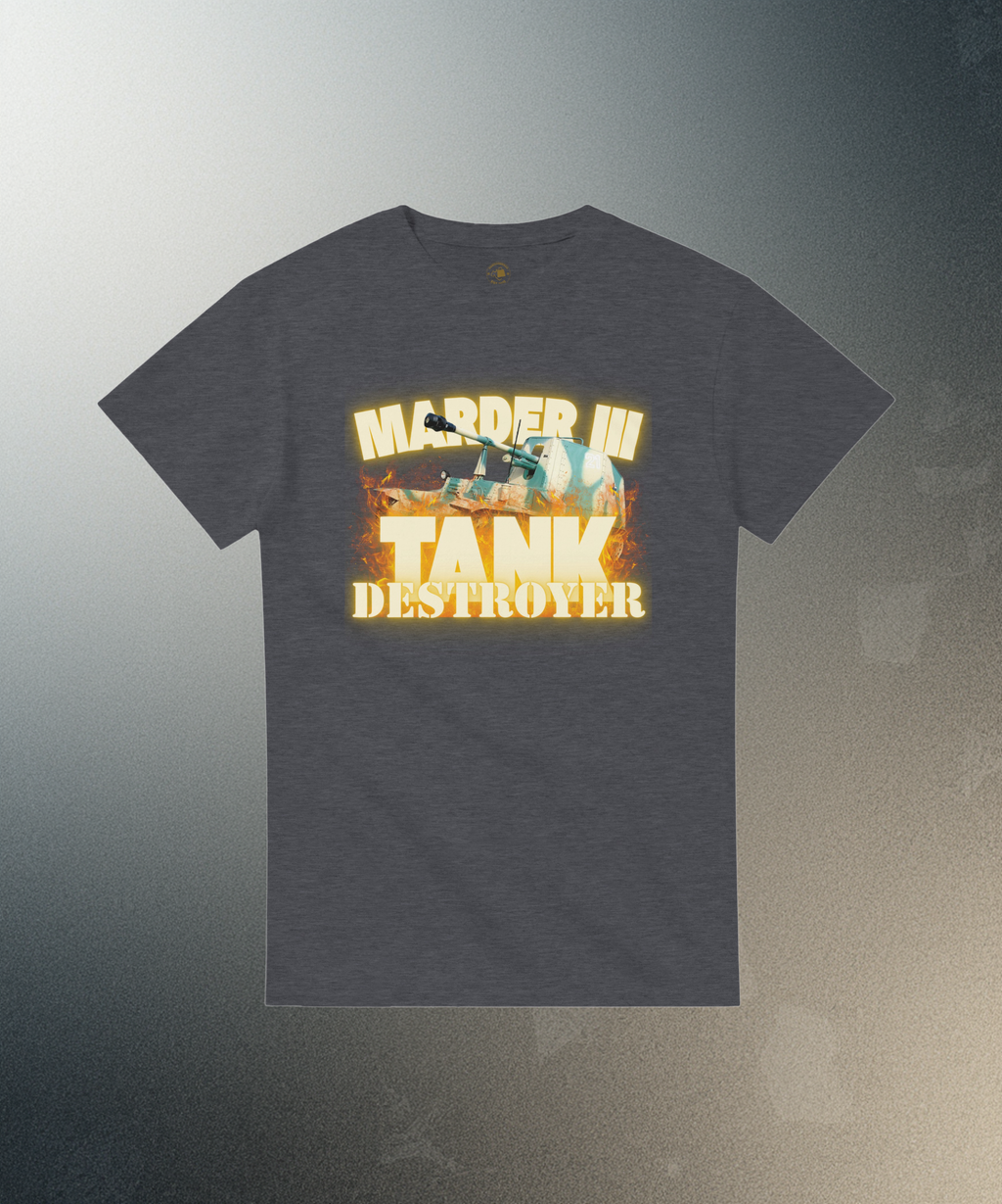 Marder III Tank Destroyer Shirt | WWII German Tank Tee | Military History Gift