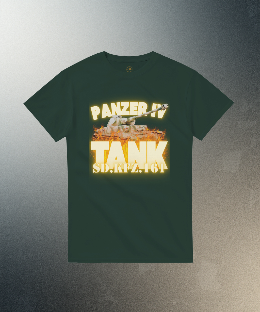 Panzer IV Tank T-Shirt | German Sd.Kfz.161 Medium Tank Tee | WW2 Military History Gift