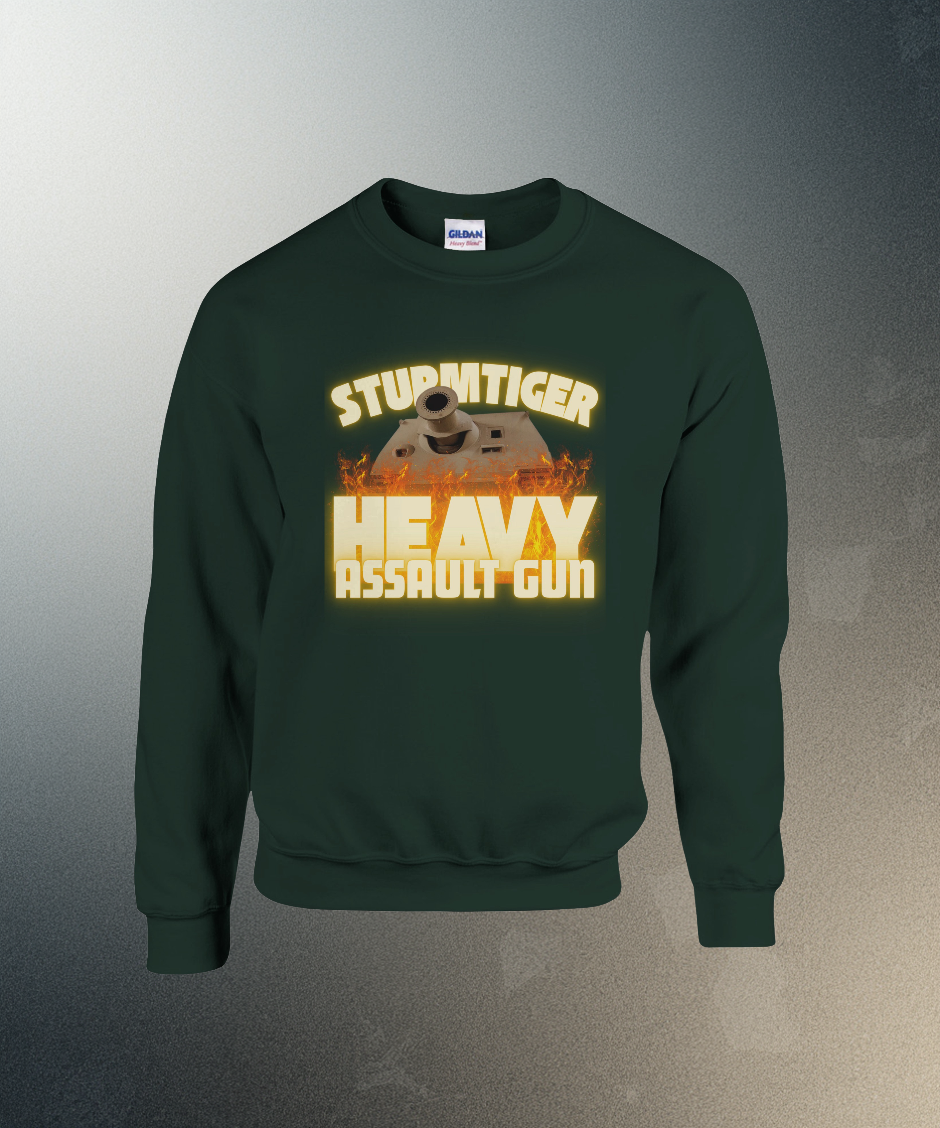 Sturmtiger Sweater | WWII German Assault Gun Crewneck | Heavy Tank Military History Gift