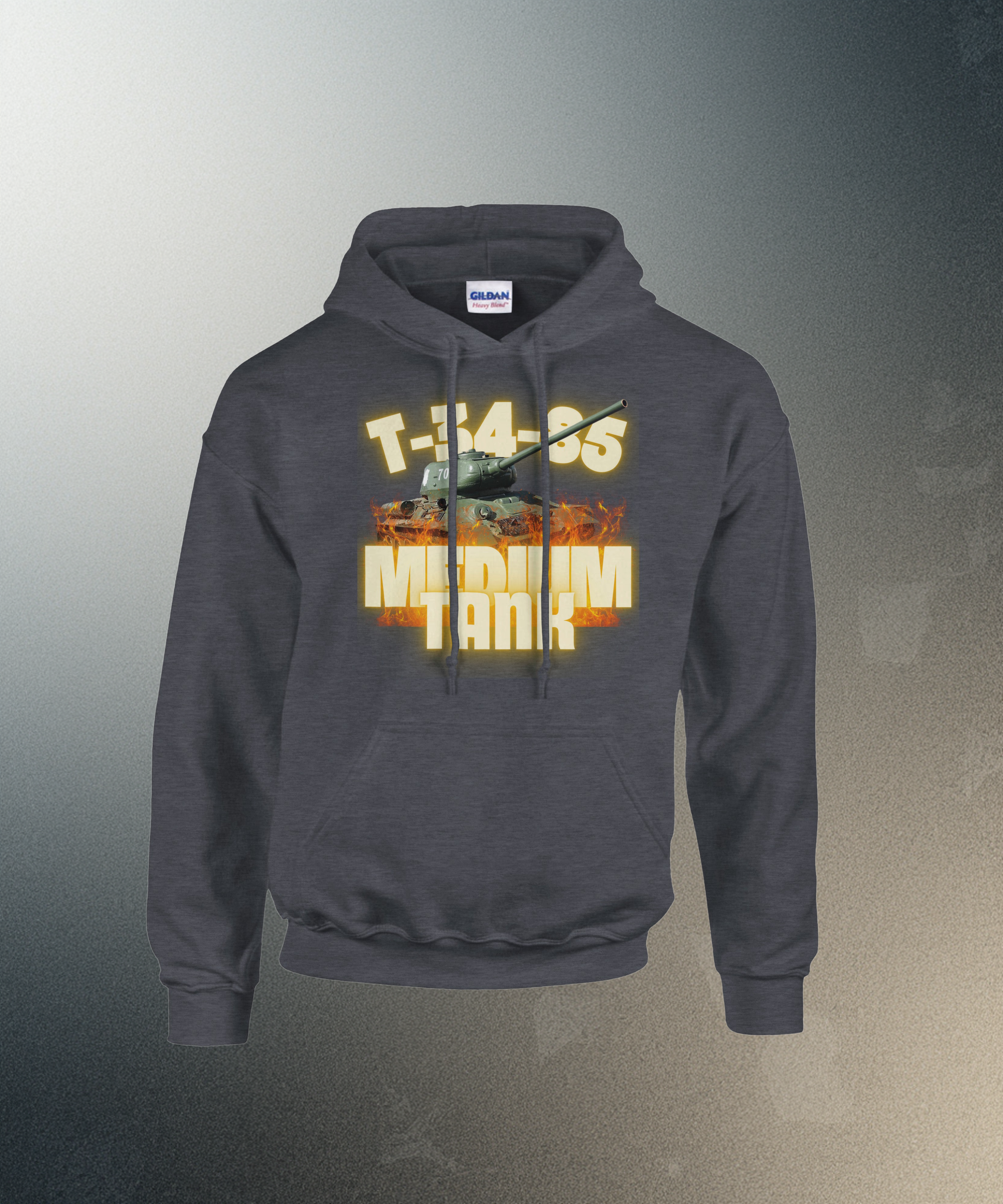 T-34-85 Hoodie | Soviet WWII Russian Armor Pullover | Military History Gift