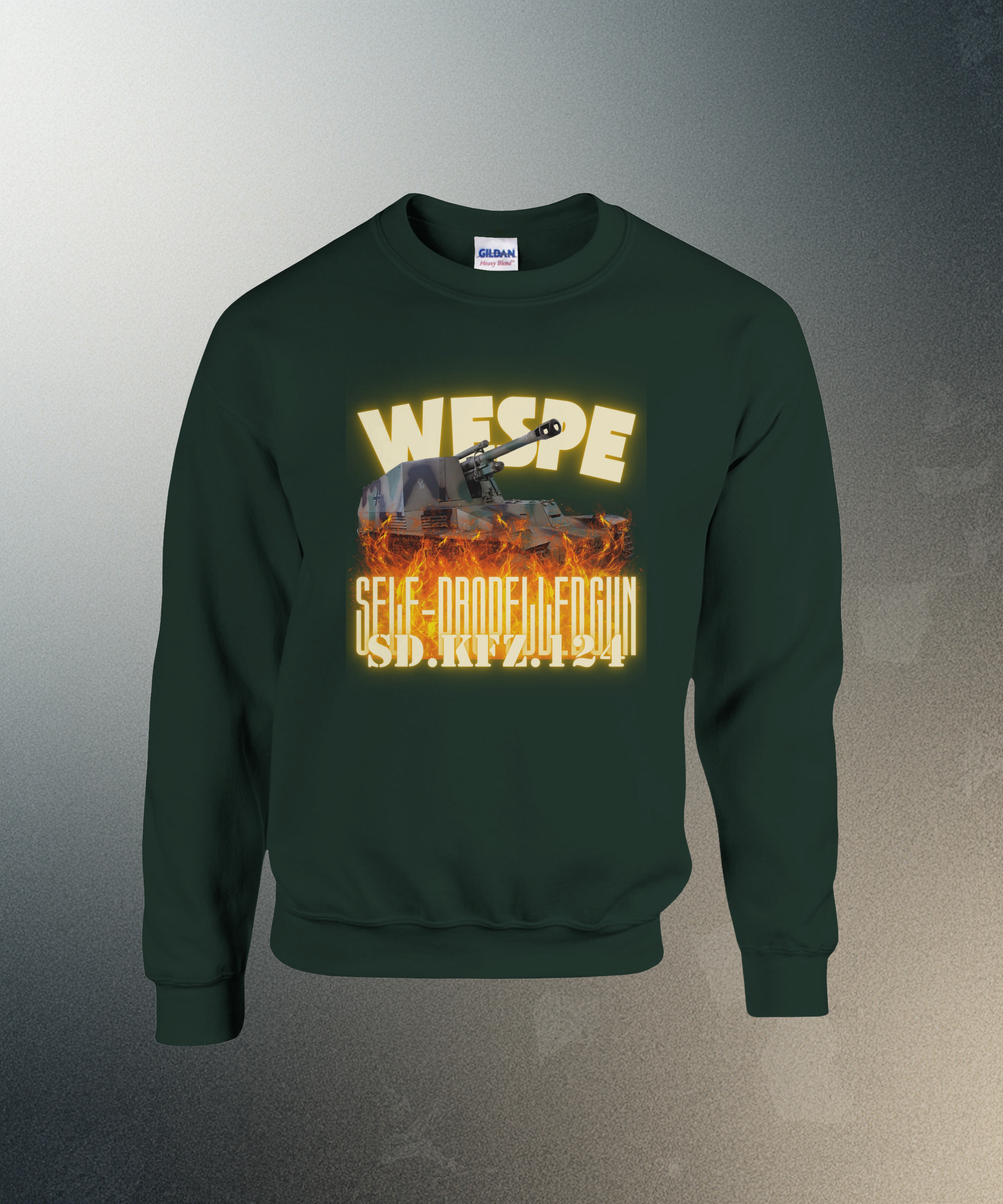 Wespe Sd.Kfz. 124 Sweater | German Wasp WWII Howitzer Crewneck | Military History Gift