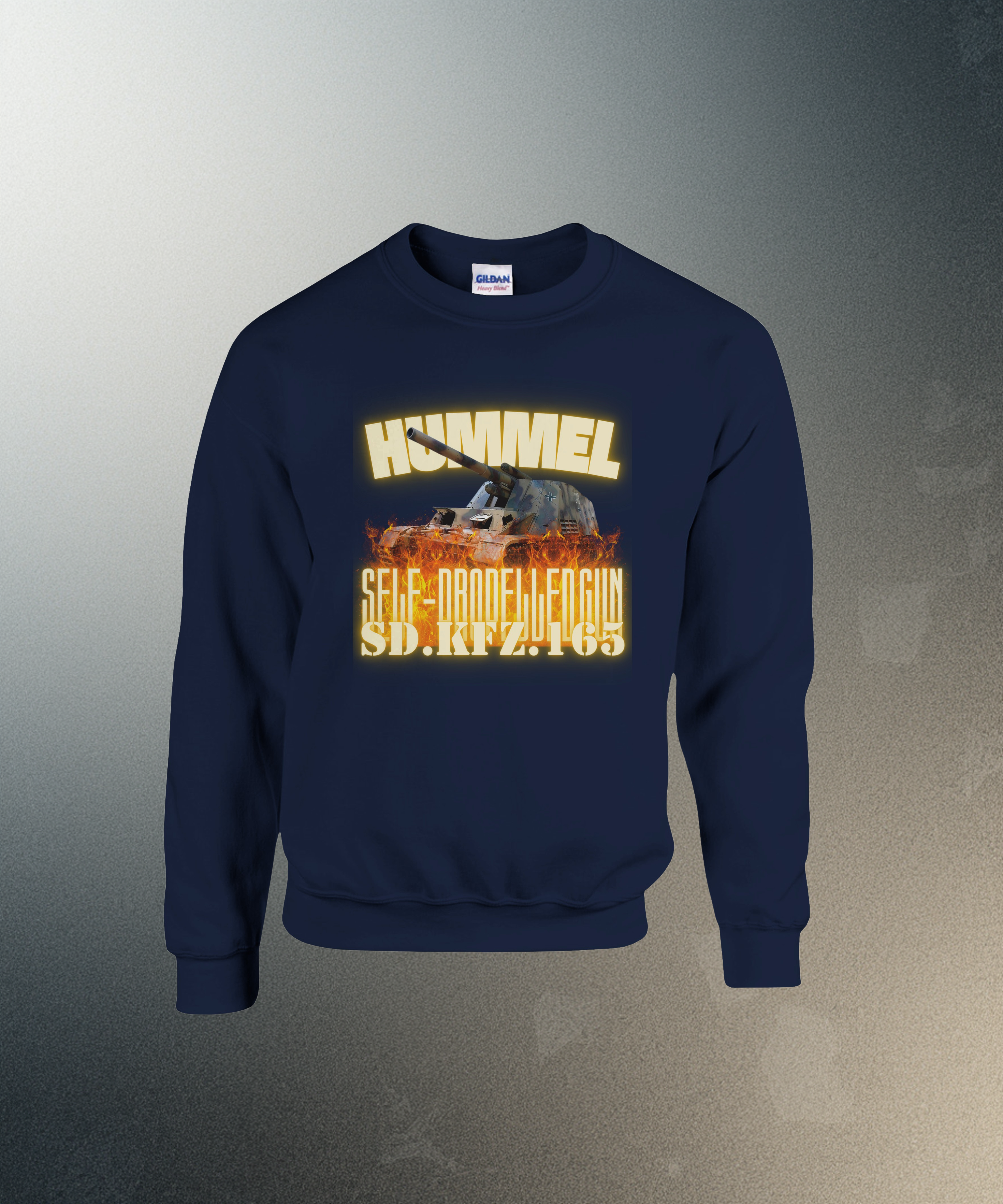 Hummel Sd.Kfz. 165 Sweater | German Self-Propelled Gun Artillery Crewneck | WW2 Gift