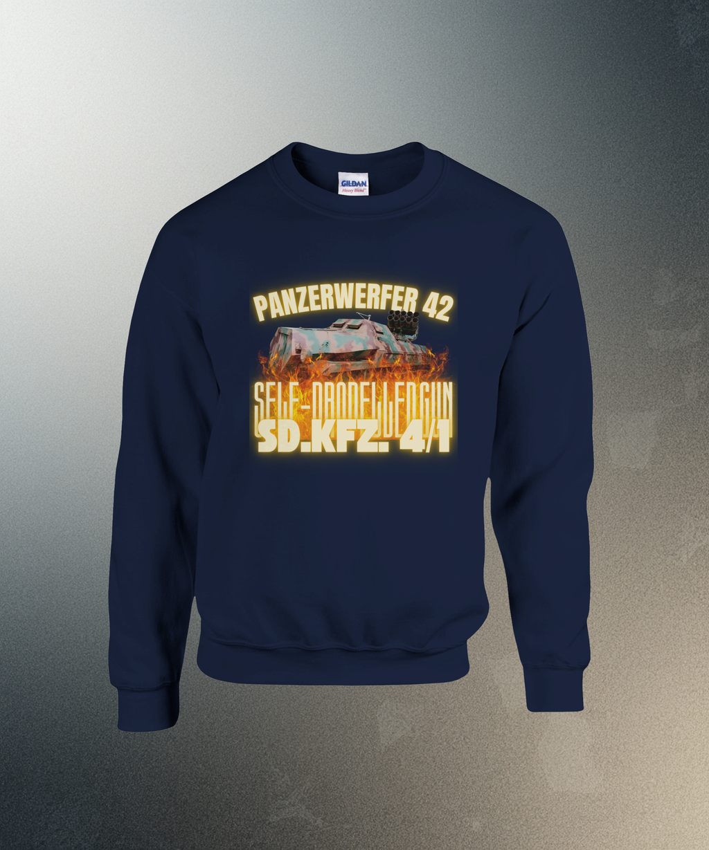 Panzerwerfer 42 Sd.Kfz. 4/1 Sweater | WW2 German Rocket Launcher Crewneck | Military Gift