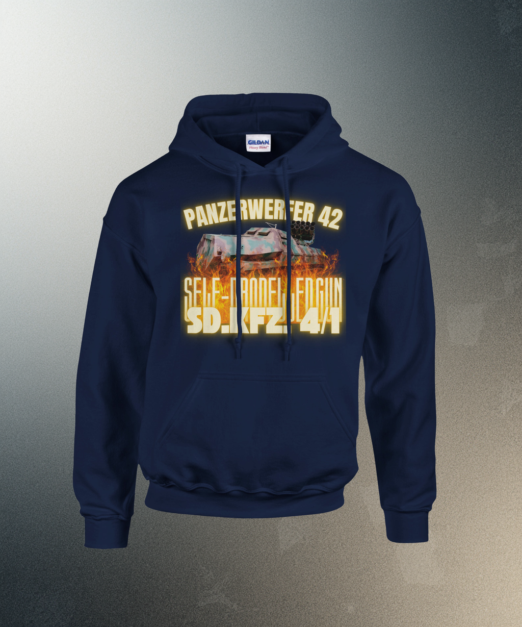 Panzerwerfer 42 Sd.Kfz. 4/1 Hoodie | WW2 German Rocket Launcher Pullover | Military Gift
