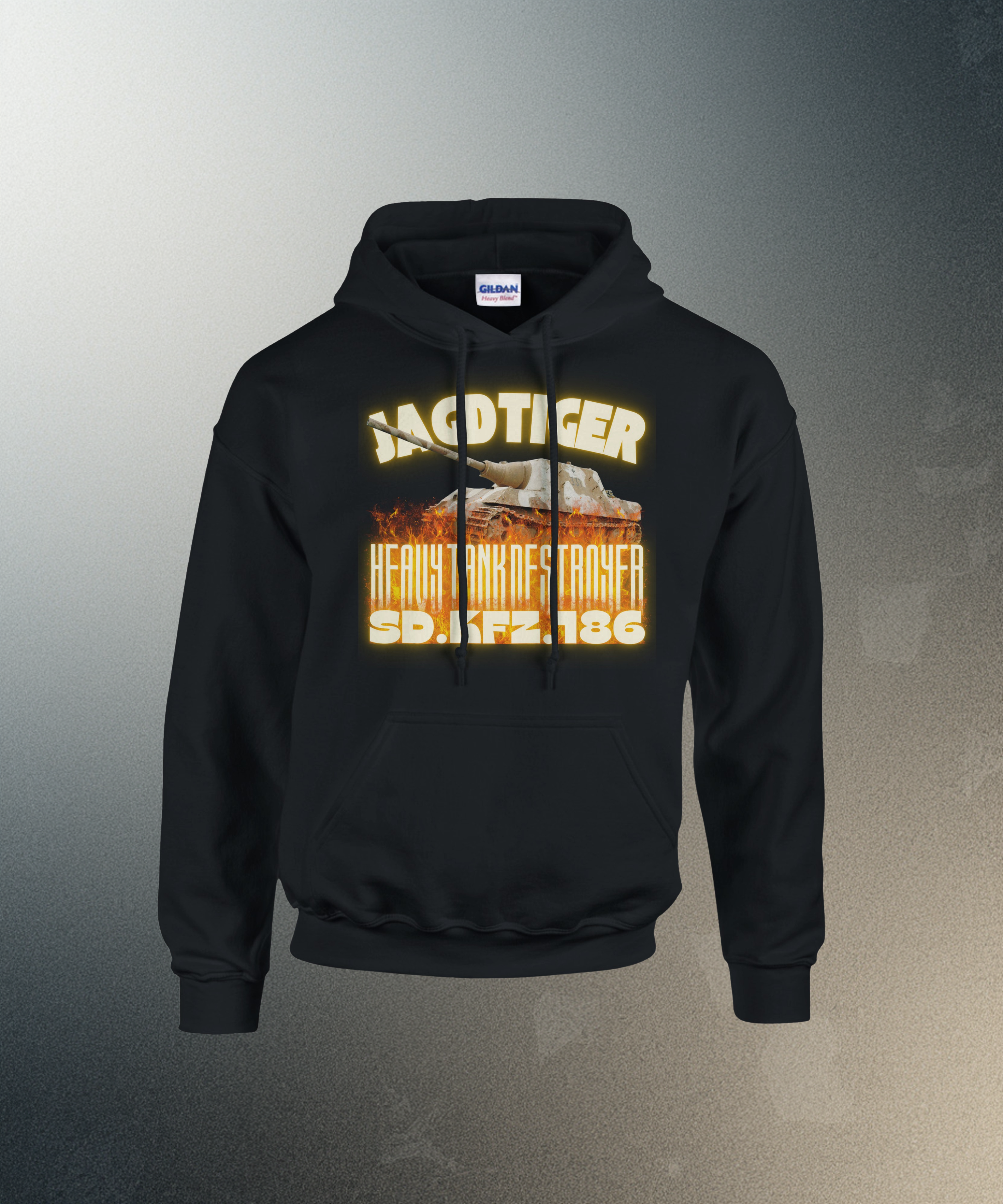 Jagdtiger Tank Hoodie | WW2 German Heavy Tank Destroyer Pullover | Military History Gift