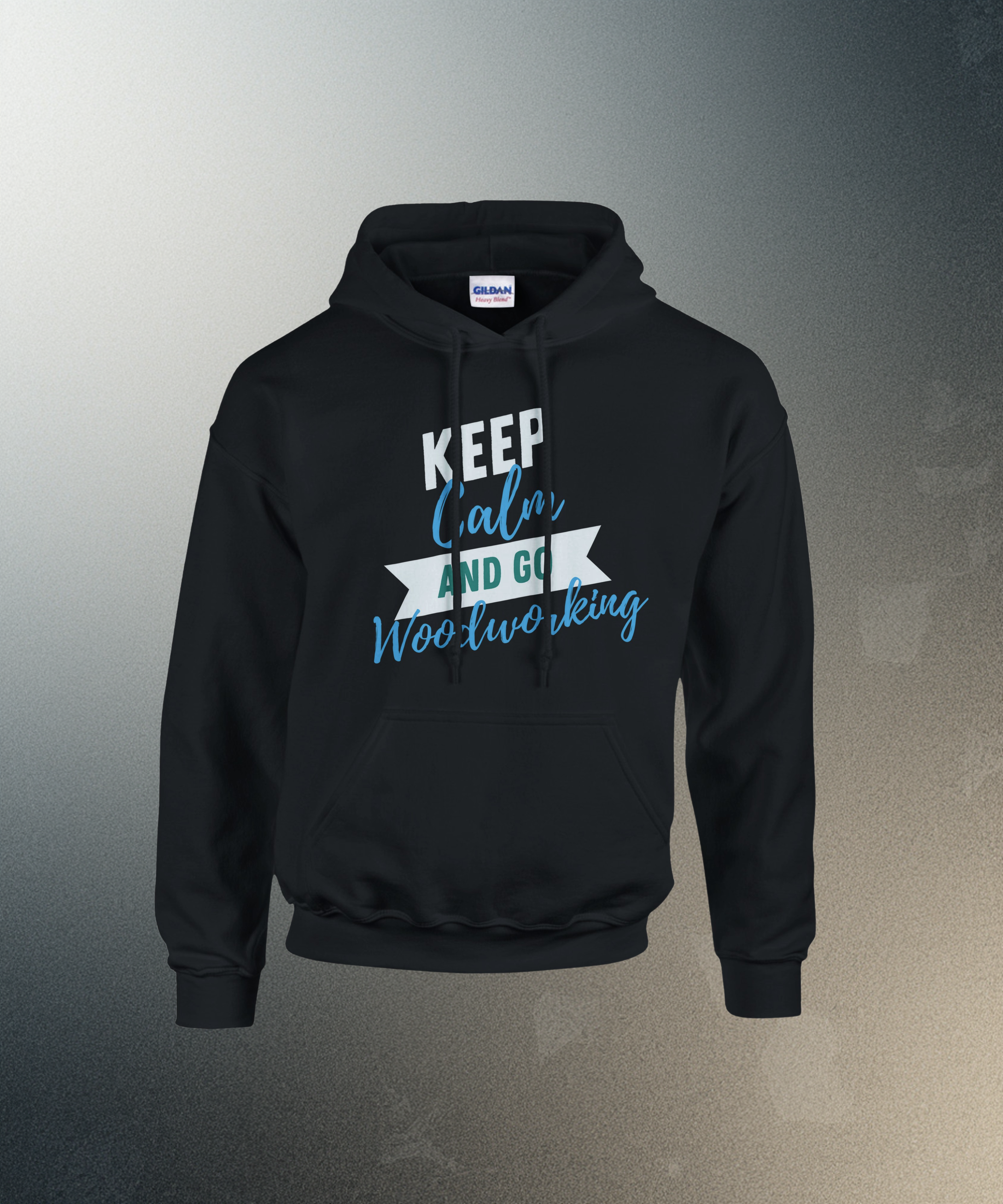Keep Calm and Go Woodworking Hoodie | Woodworker Gift | Carpenter Pullover
