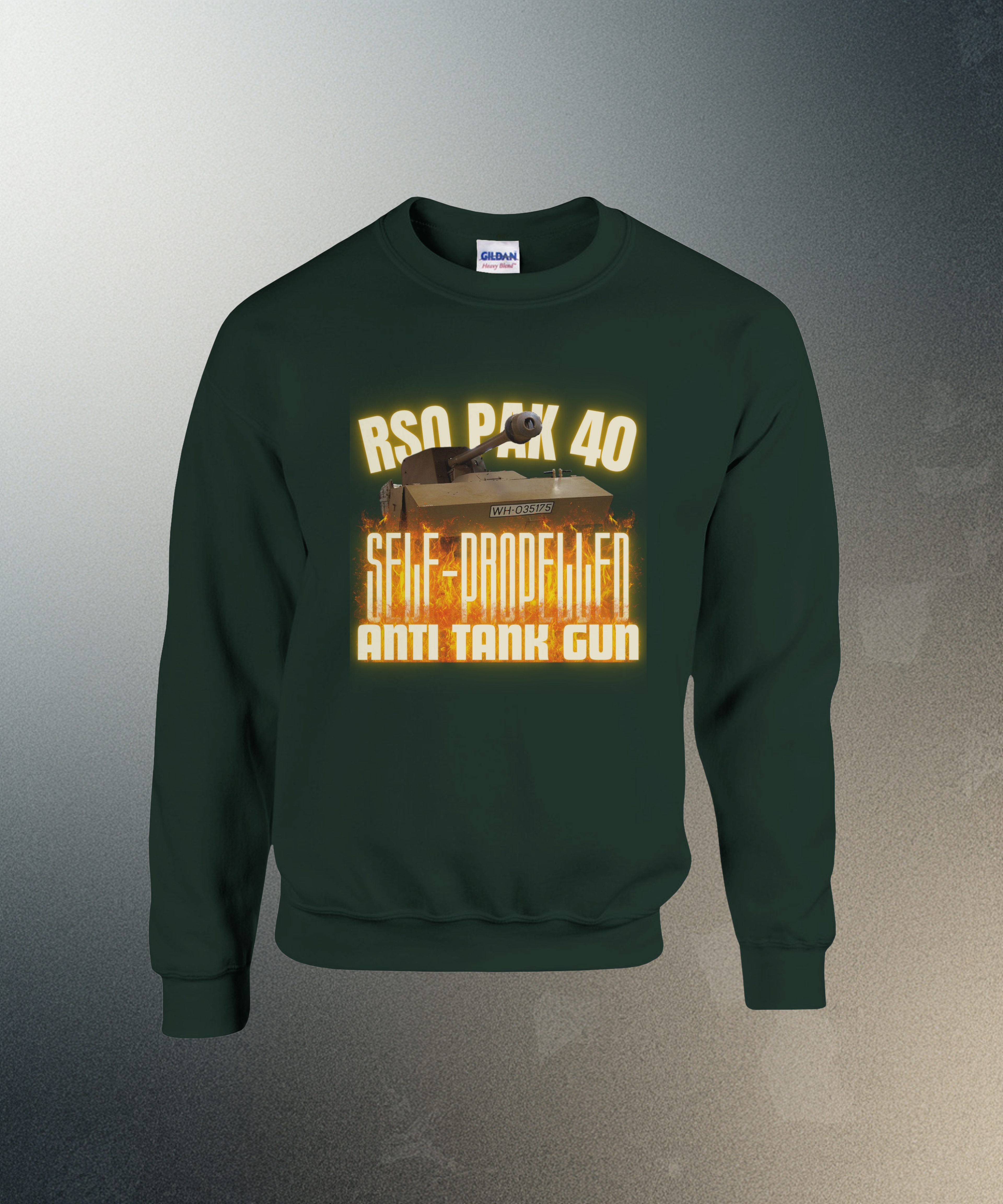 RSO PaK 40 Sweater | German Anti-Tank Gun Crewneck | WWII Military History Gift