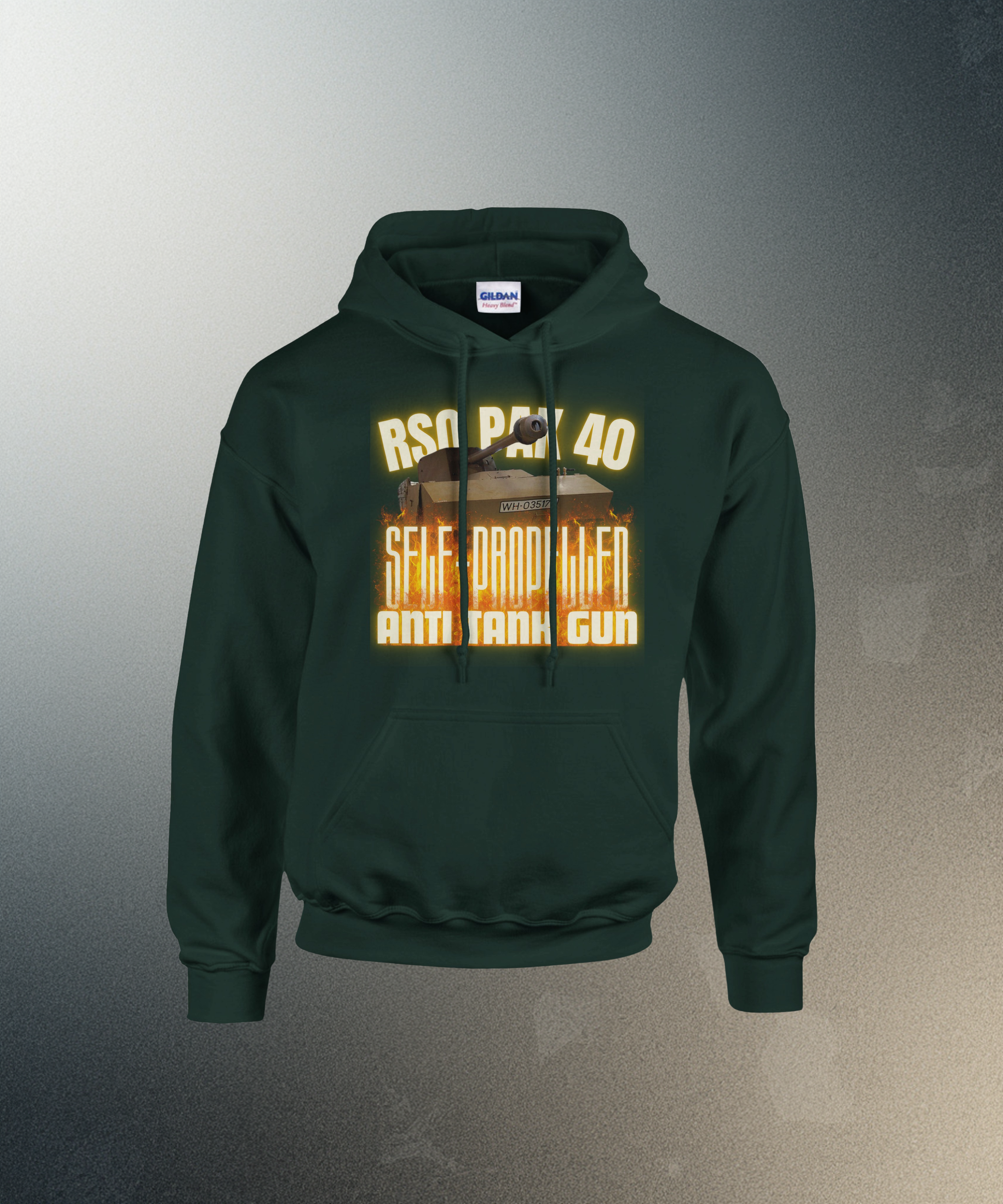 RSO PaK 40 Hoodie | German Anti-Tank Gun Pullover | WWII Military History Gift
