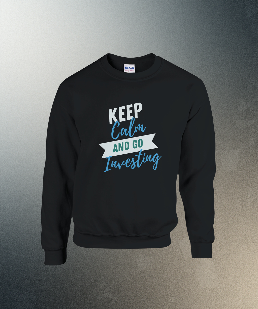 Investing Sweatshirt | Stock Market Candlestick Chart Crewneck | Dividend Investor Gift