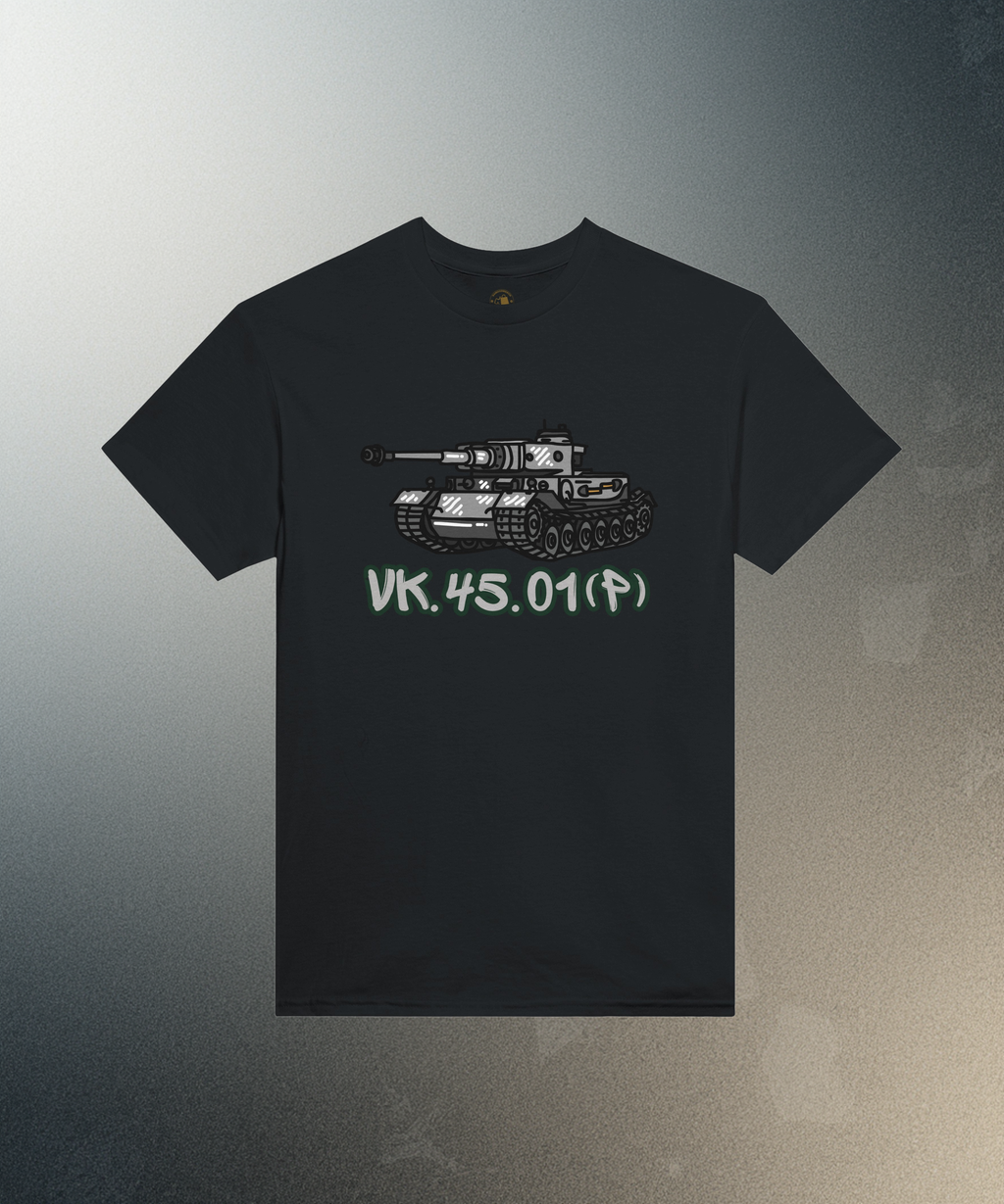 VK.45.01(P) Tank T-Shirt | WW2 Prototype Military Tee | History Buff Gift