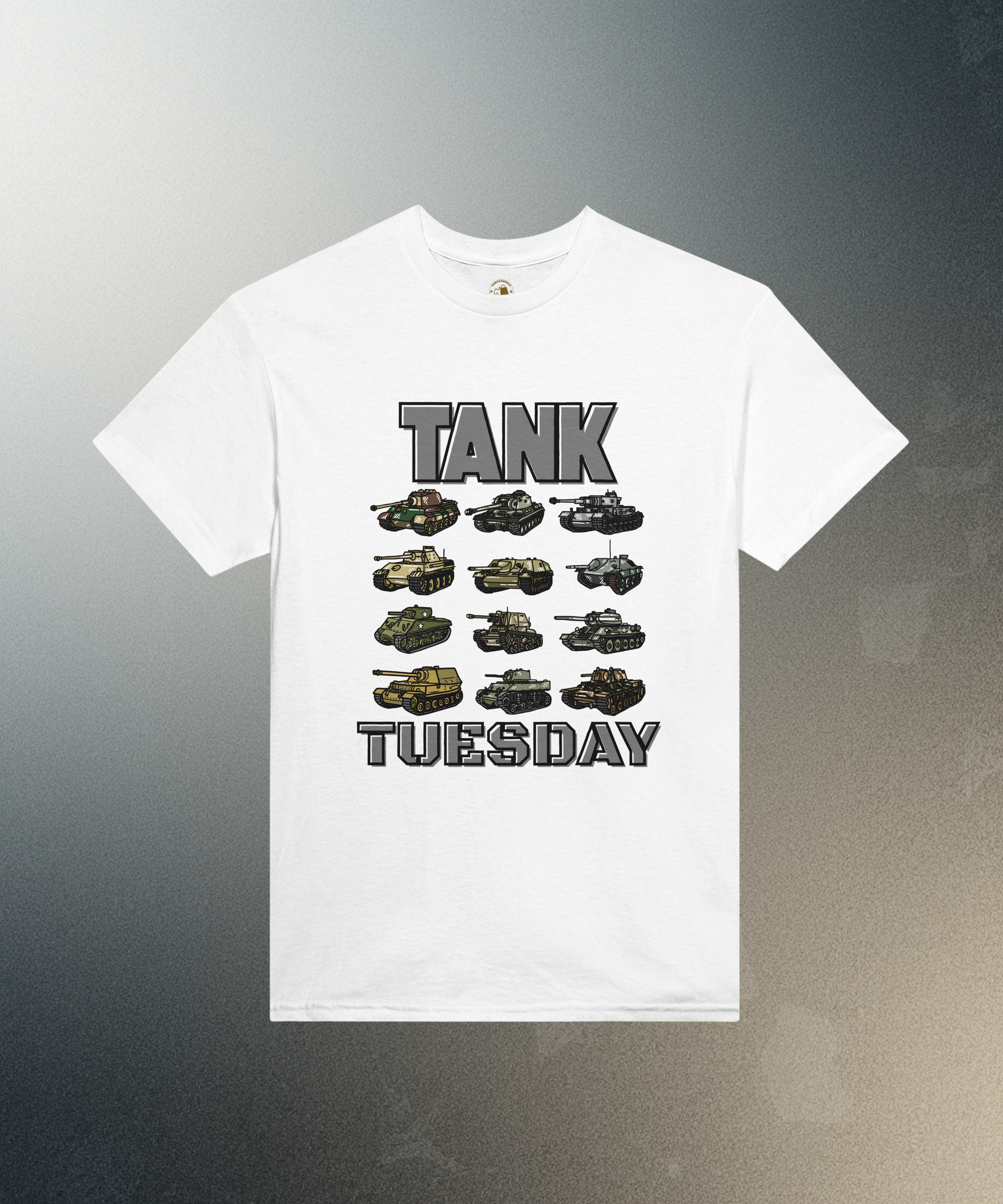 WW2 Tank Tuesday Shirt | World War 2 T-Shirt | Military History Gift | Panzer Tiger Sherman Tank Tee | Historical Armor Graphic Apparel