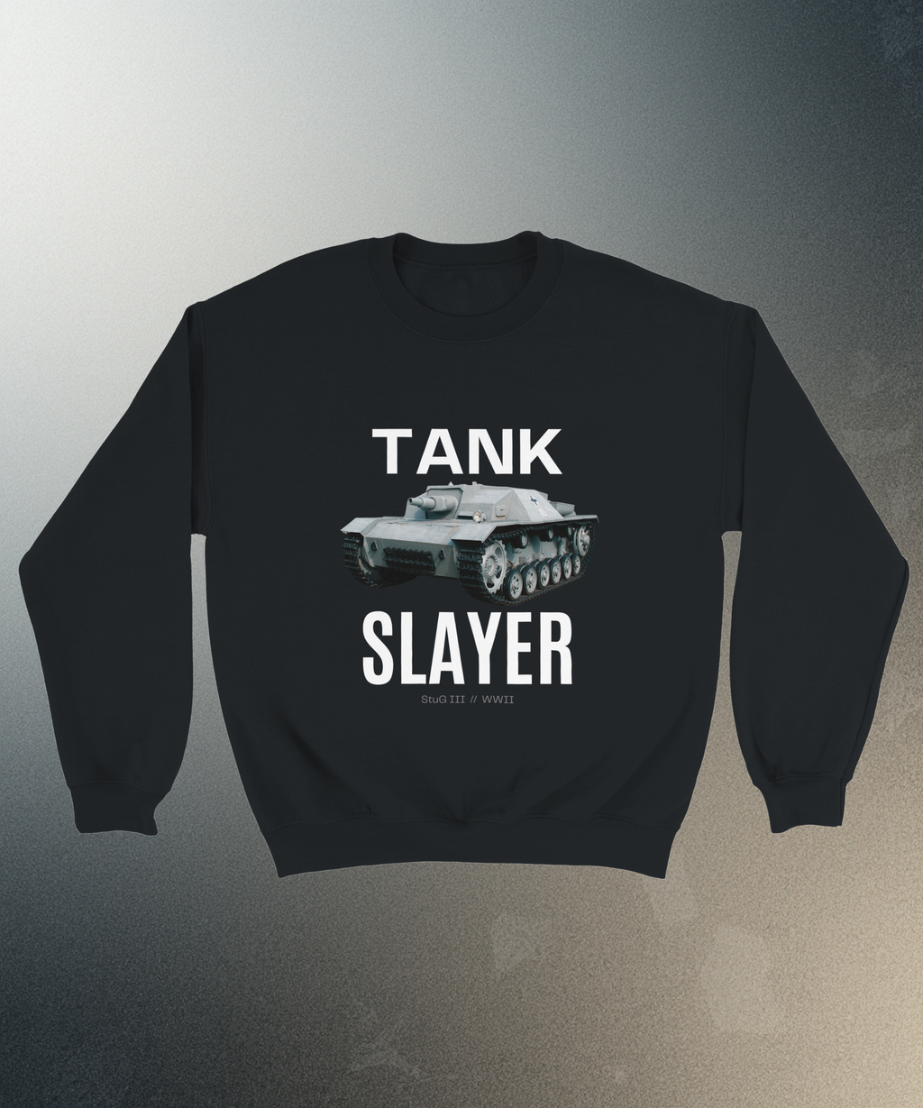 StuG III Tank Destroyer Sweatshirt | WWII Military History Sweater | German Armored Vehicle Crewneck | Tank Slayer Apparel | Panzer Gift