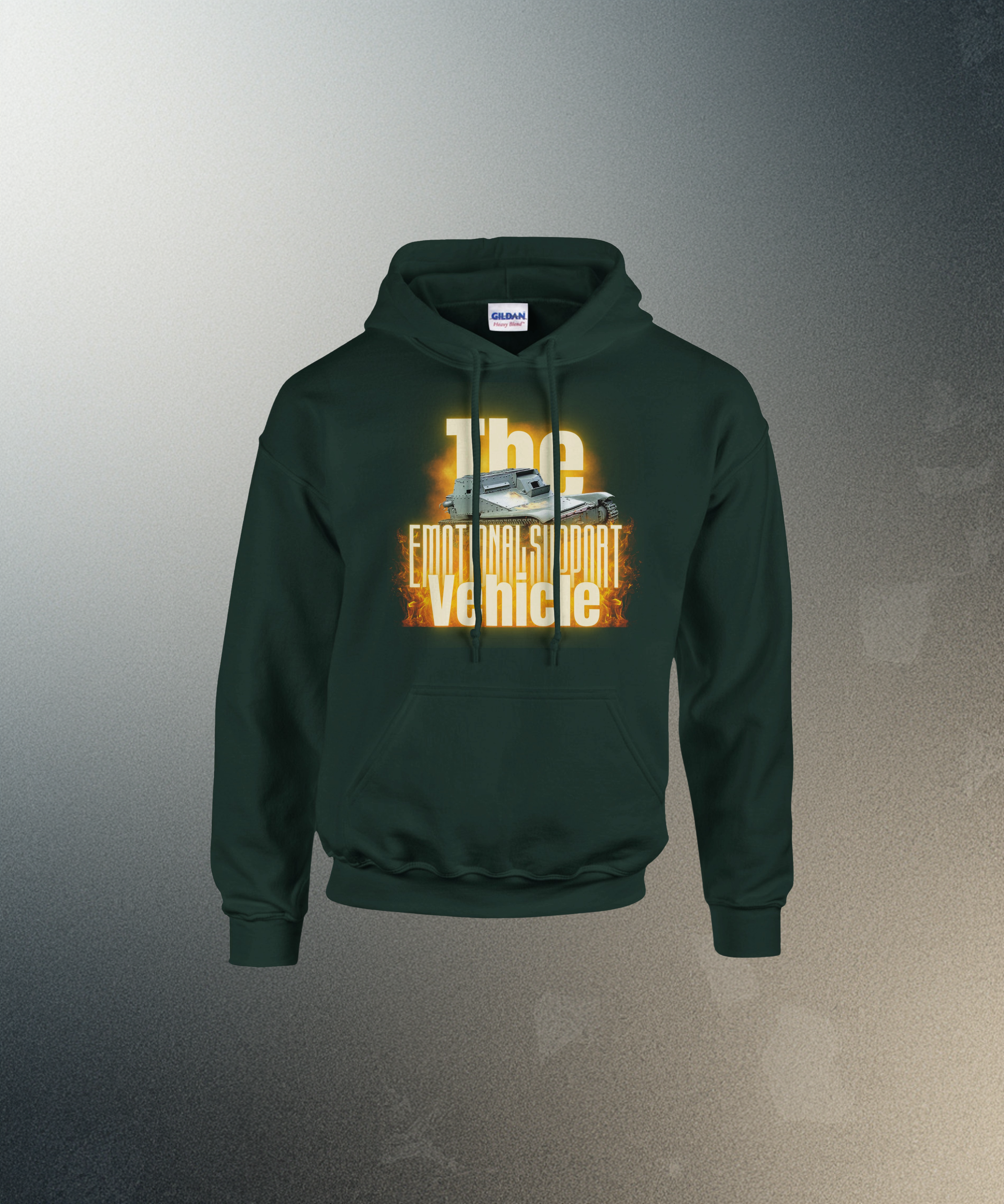 Emotional Support Vehicle Hoodie | L3/33 Tankette Meme | Funny Military History Gift