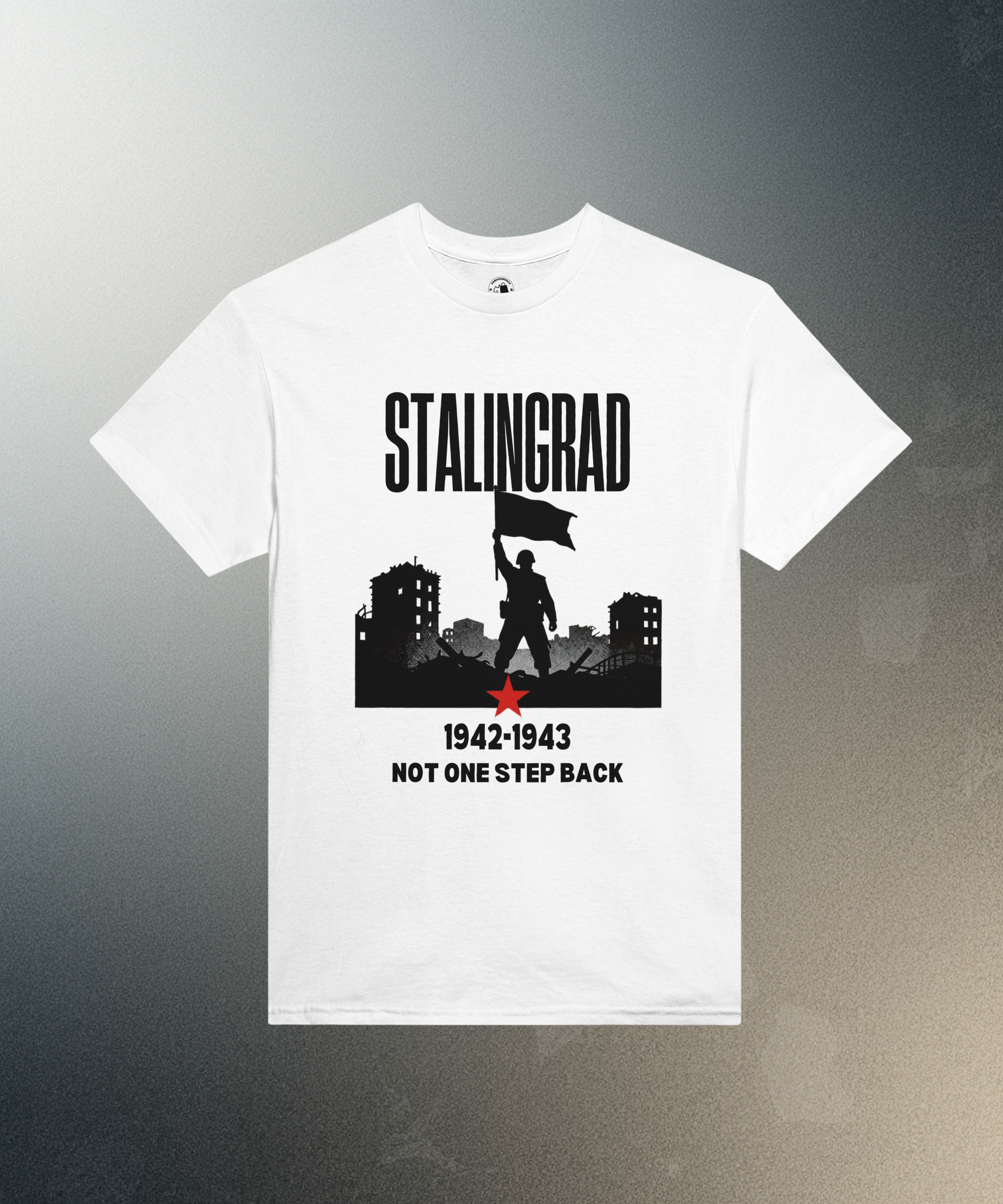 Stalingrad 1942 Shirt | Soviet Military History Gift | Eastern Front Tee | Not One Step Back T-Shirt | WWII Graphic Vintage Streetwear