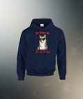 No Thoughts Just Vibes Dog Hoodie | Shiba Inu Meme Pullover | Funny Aesthetic Gift