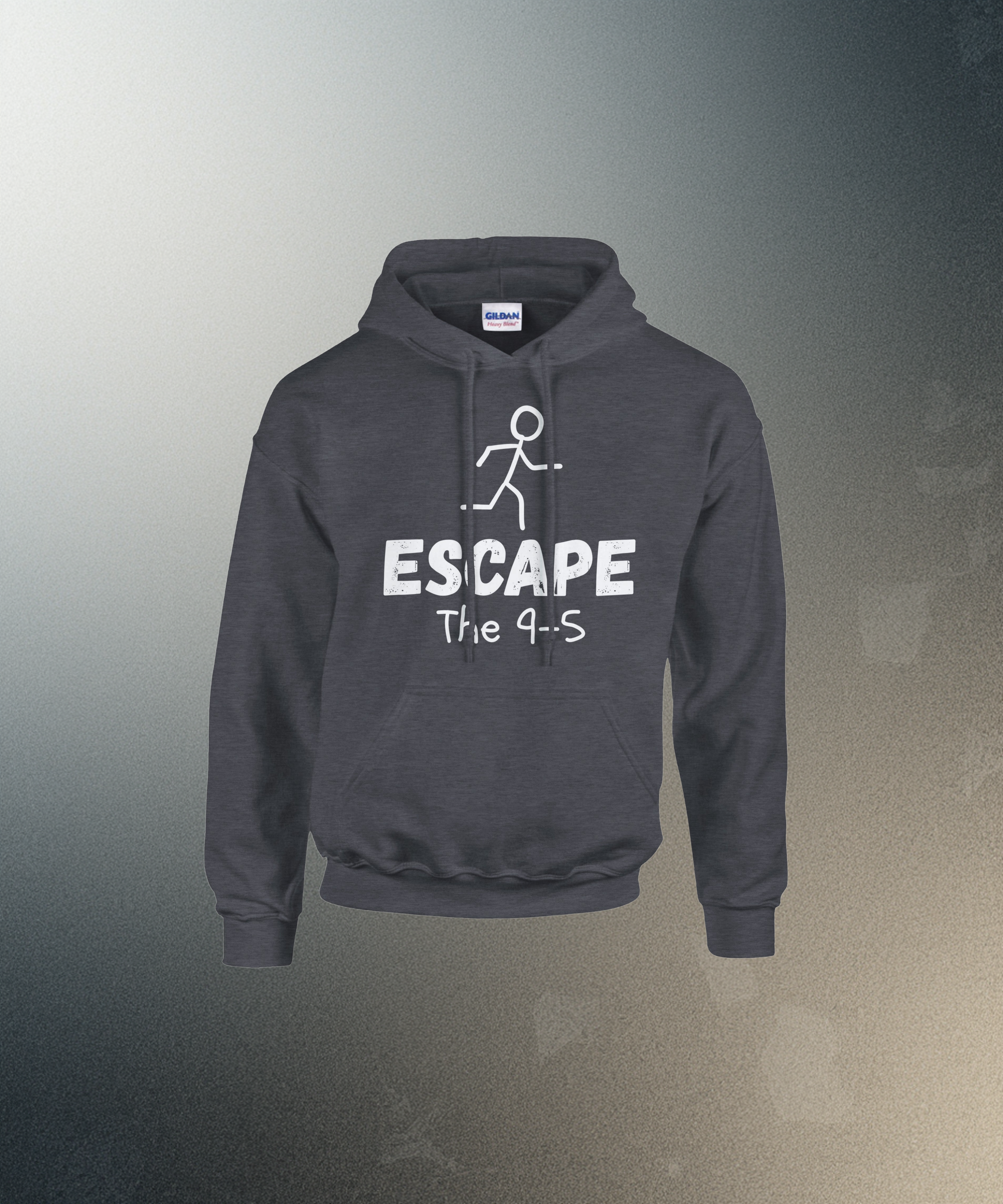 Escape The 9-5 Hoodie | Entrepreneur Motivation Pullover | Side Hustle Streetwear