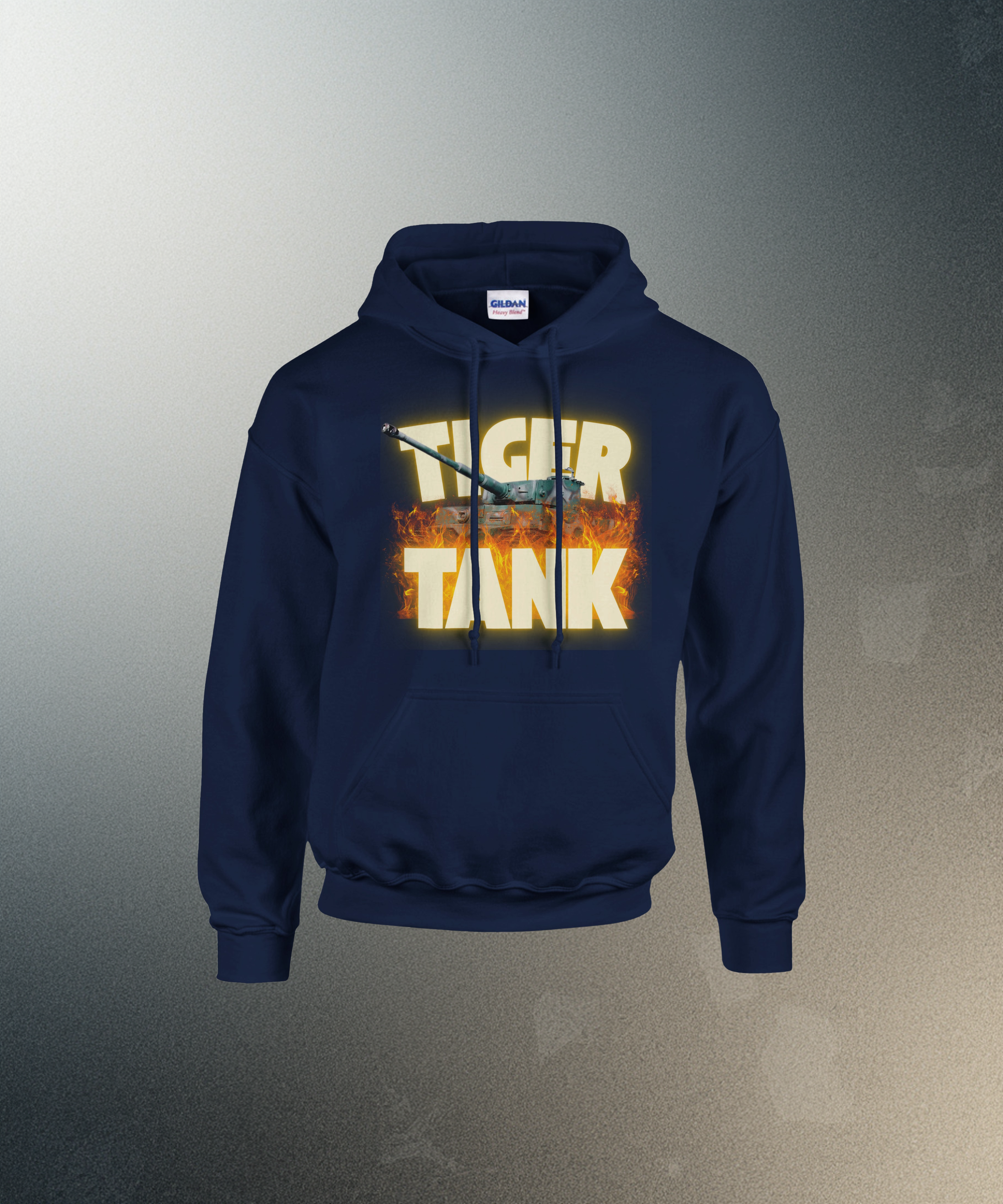 Tiger Tank Graphic Hoodie | WWII German Heavy Armor Pullover | Panzer VI Gift