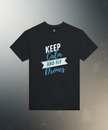 Keep Calm and Fly Drones Shirt | Funny Drone Pilot T-Shirt | FPV Quadcopter Racing Tee | UAV Operator Gift | Quad Drone Graphic Apparel