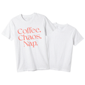 Coffee | Chaos | Nap | Minimalist Graphic Tee | Trendy Aesthetic Apparel | Unisex Streetwear Shirt | Cozy Loungewear | Unique Gift Idea
