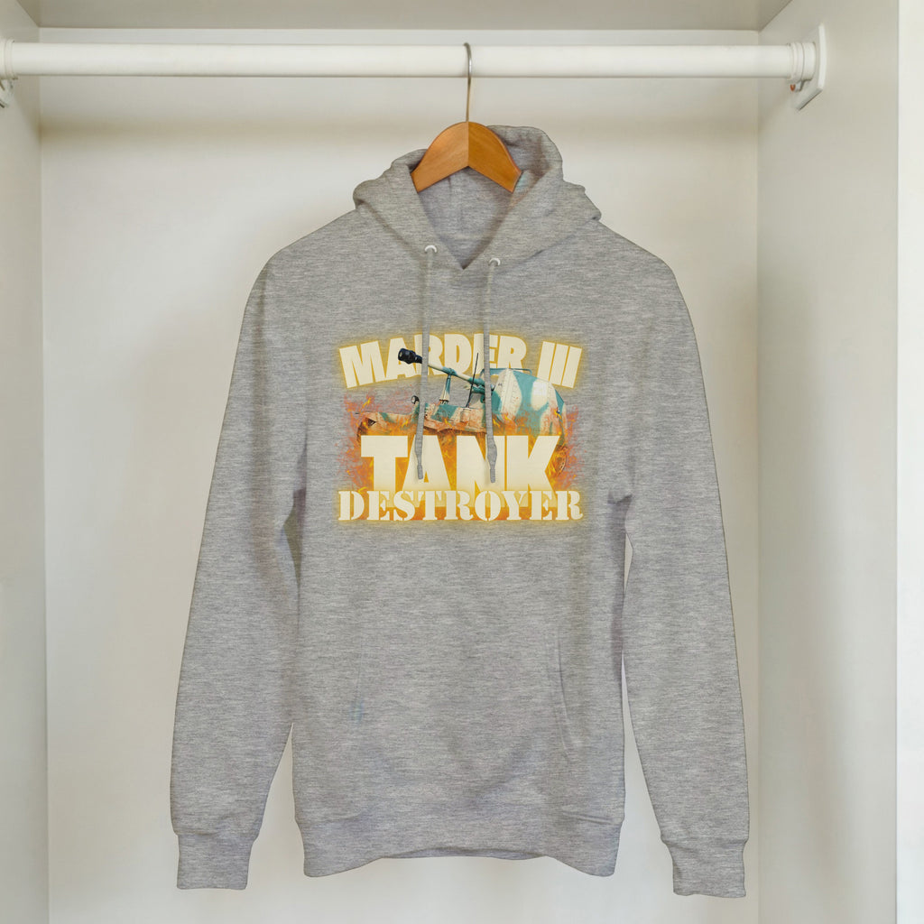 Marder III Tank Destroyer Hoodie | WWII German Panzer Pullover | Military History Gift