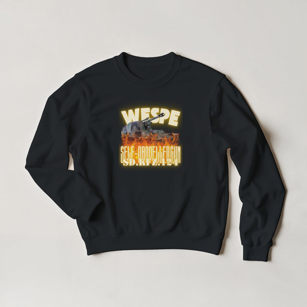 Wespe Sd.Kfz. 124 Sweater | German Wasp WWII Howitzer Crewneck | Military History Gift