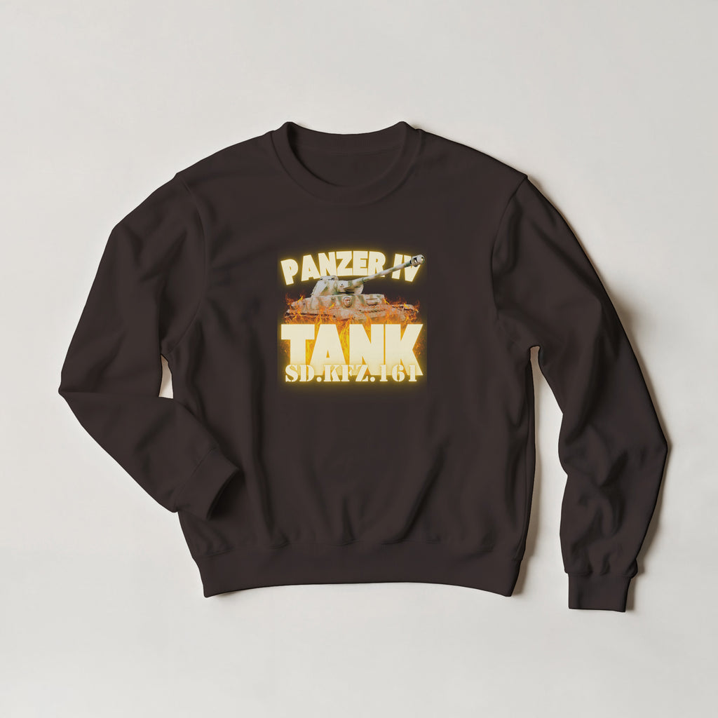Panzer IV Tank Crewneck Sweater | German Sd.Kfz.161 Medium Tank | WW2 Military Gift