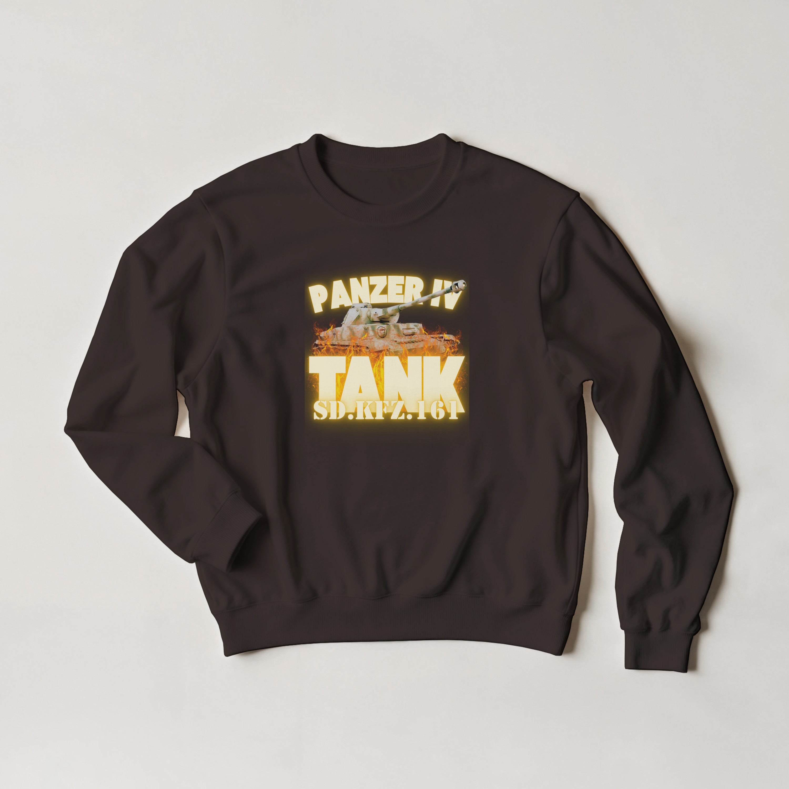 Panzer IV Tank Crewneck Sweater | German Sd.Kfz.161 Medium Tank | WW2 Military Gift