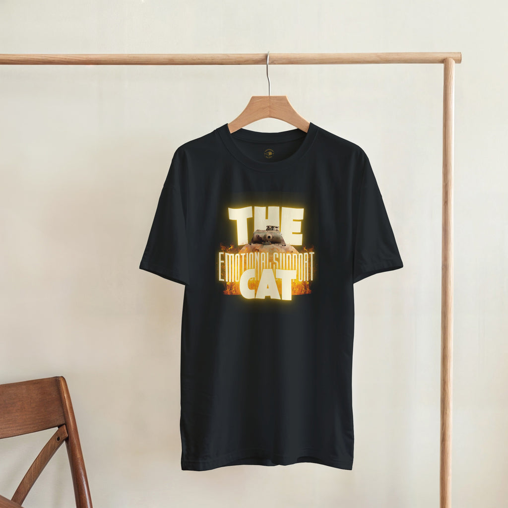 Emotional Support Cat Shirt | Panther Panzer V Meme Tee | WW2 Military History Gift