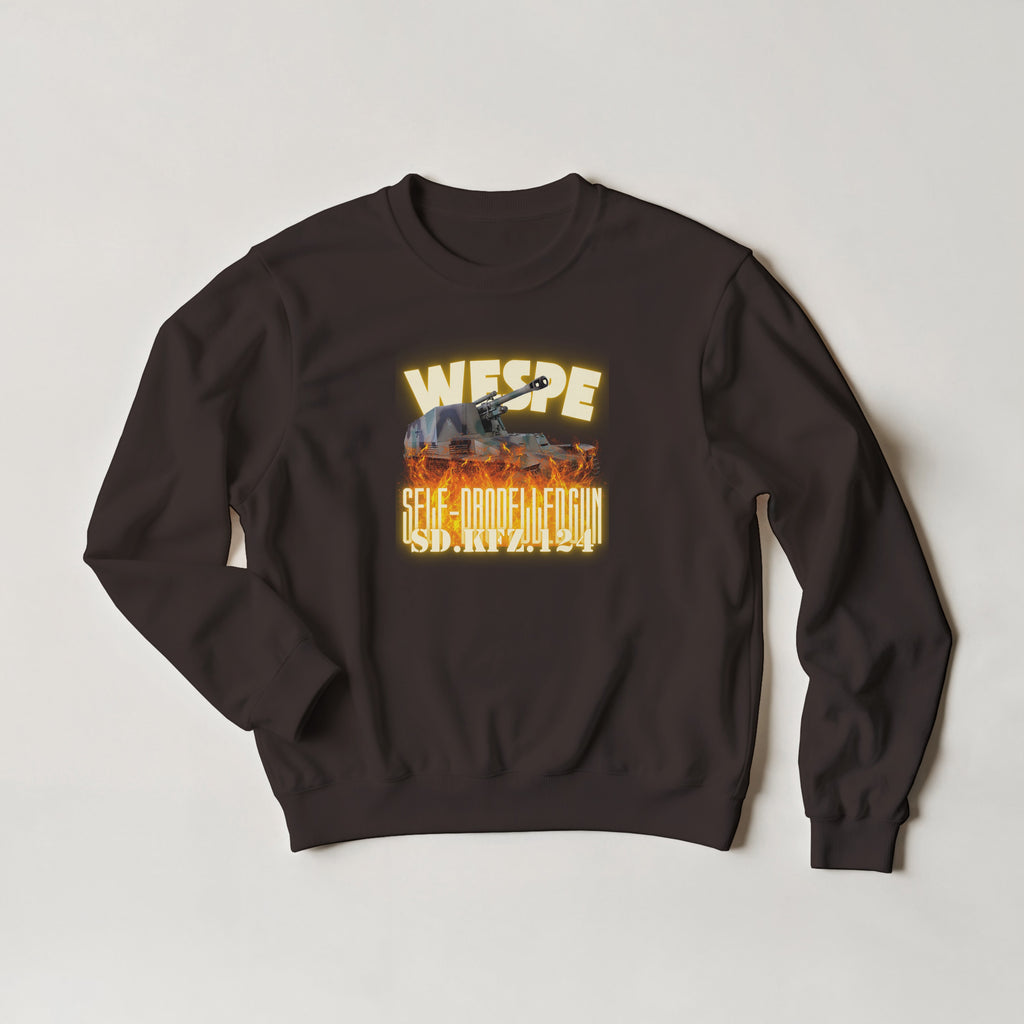 Wespe Sd.Kfz. 124 Sweater | German Wasp WWII Howitzer Crewneck | Military History Gift