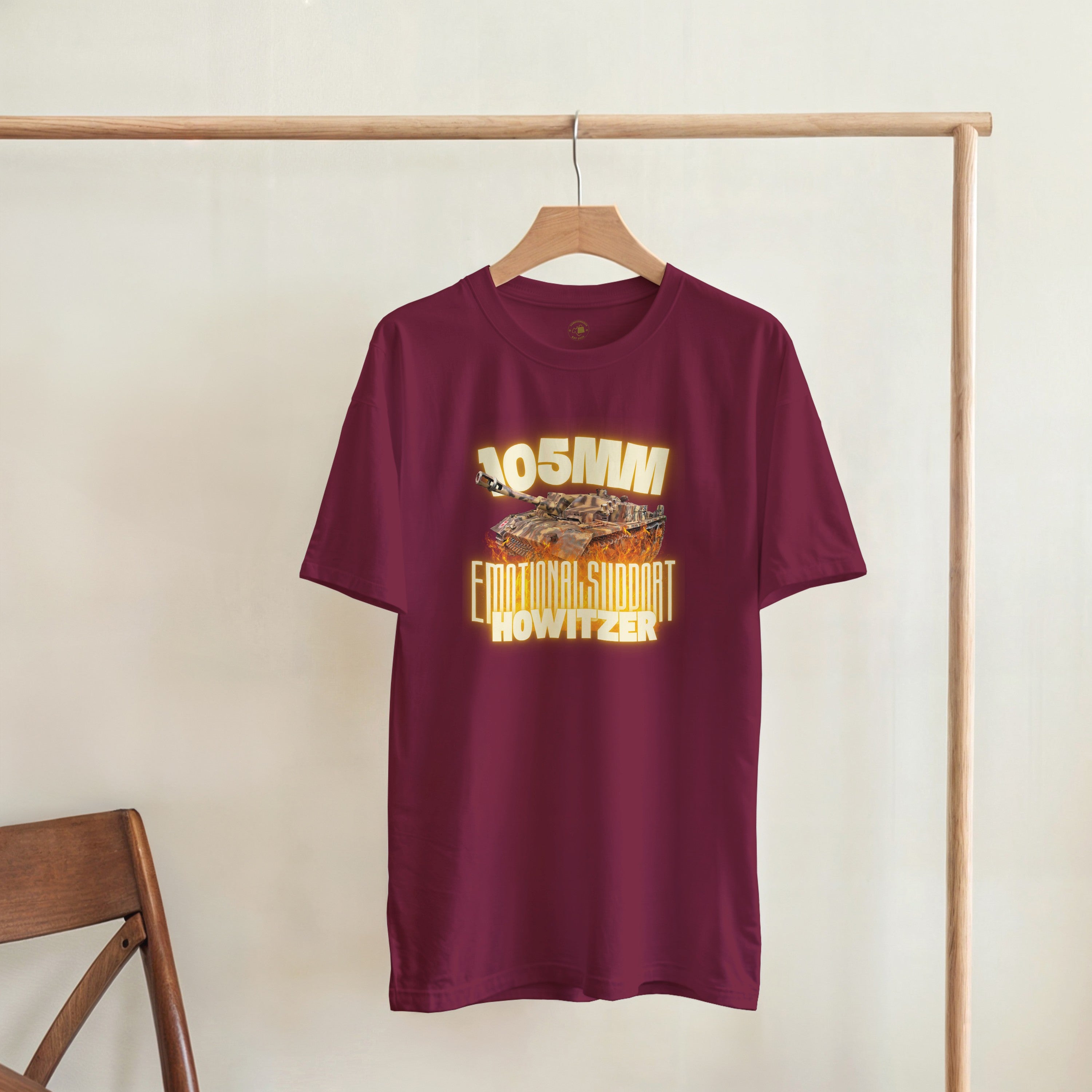 Emotional Support Howitzer Shirt | StuH 42 German Tank Tee | WWII Military History Gift