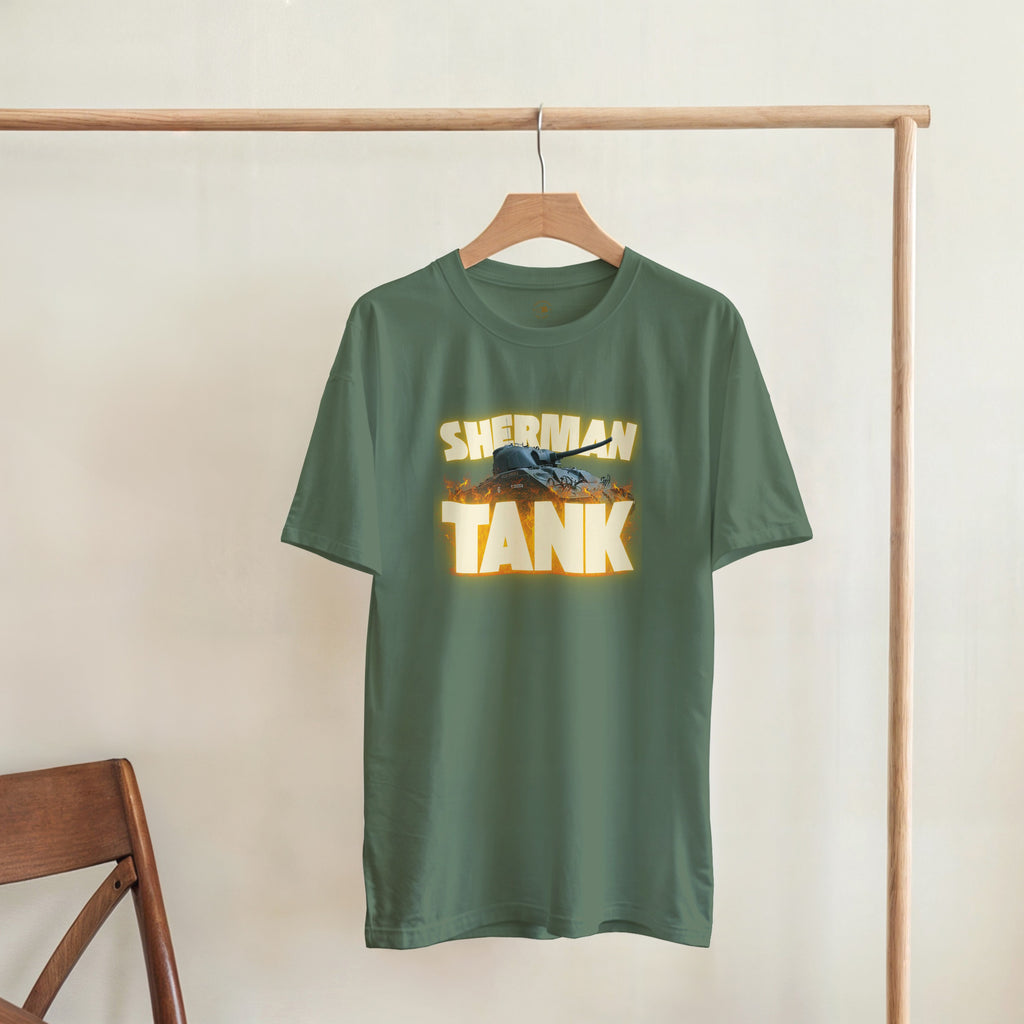 M4 Sherman Tank T-Shirt | WWII US Army Armor Tee | Military History Gift