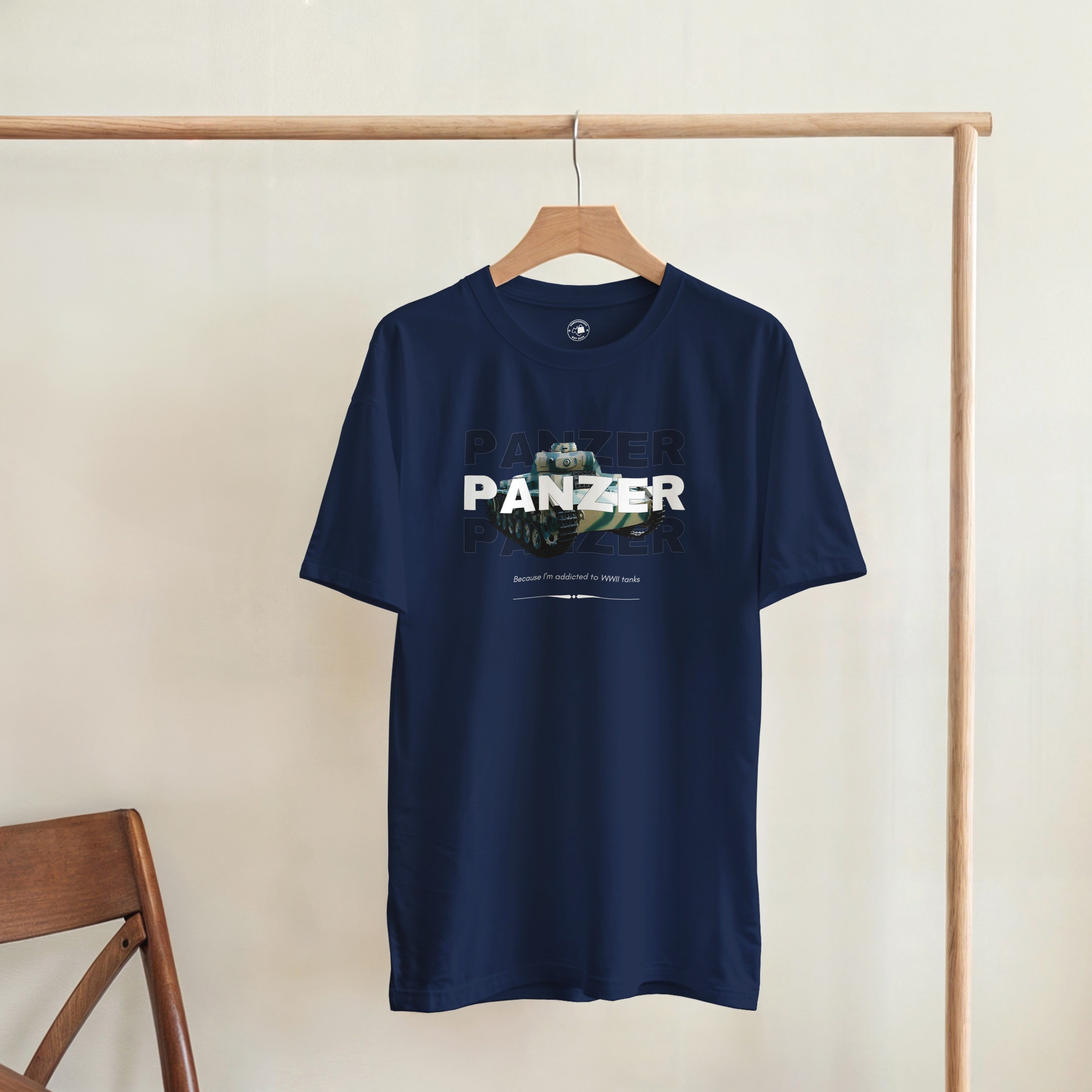 WWII Panzer Tank T-Shirt | Funny History Buff Tee | WW2 Military Streetwear