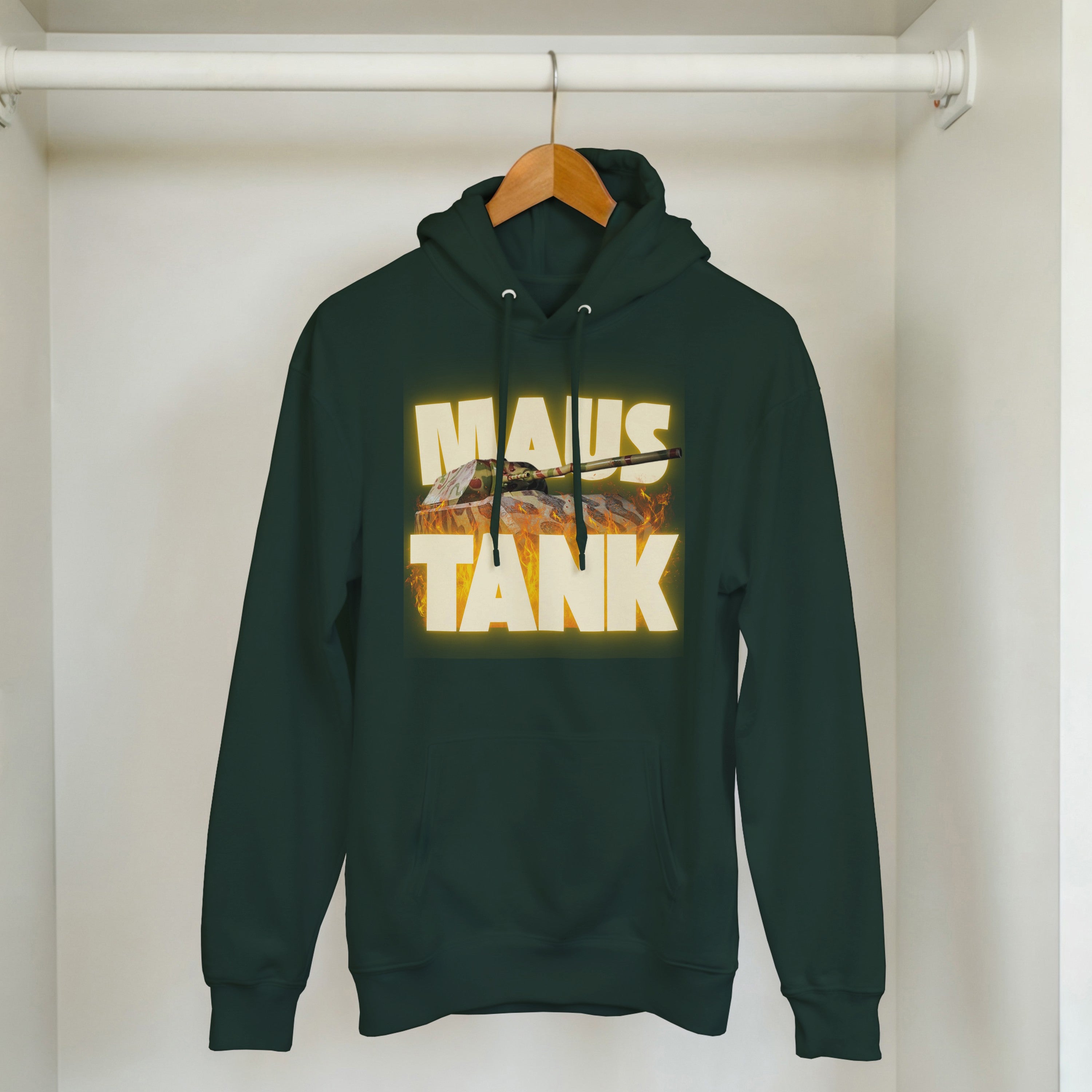 WWII Maus Tank Hoodie | German Panzer VIII Super Heavy Tank | Military History Gift