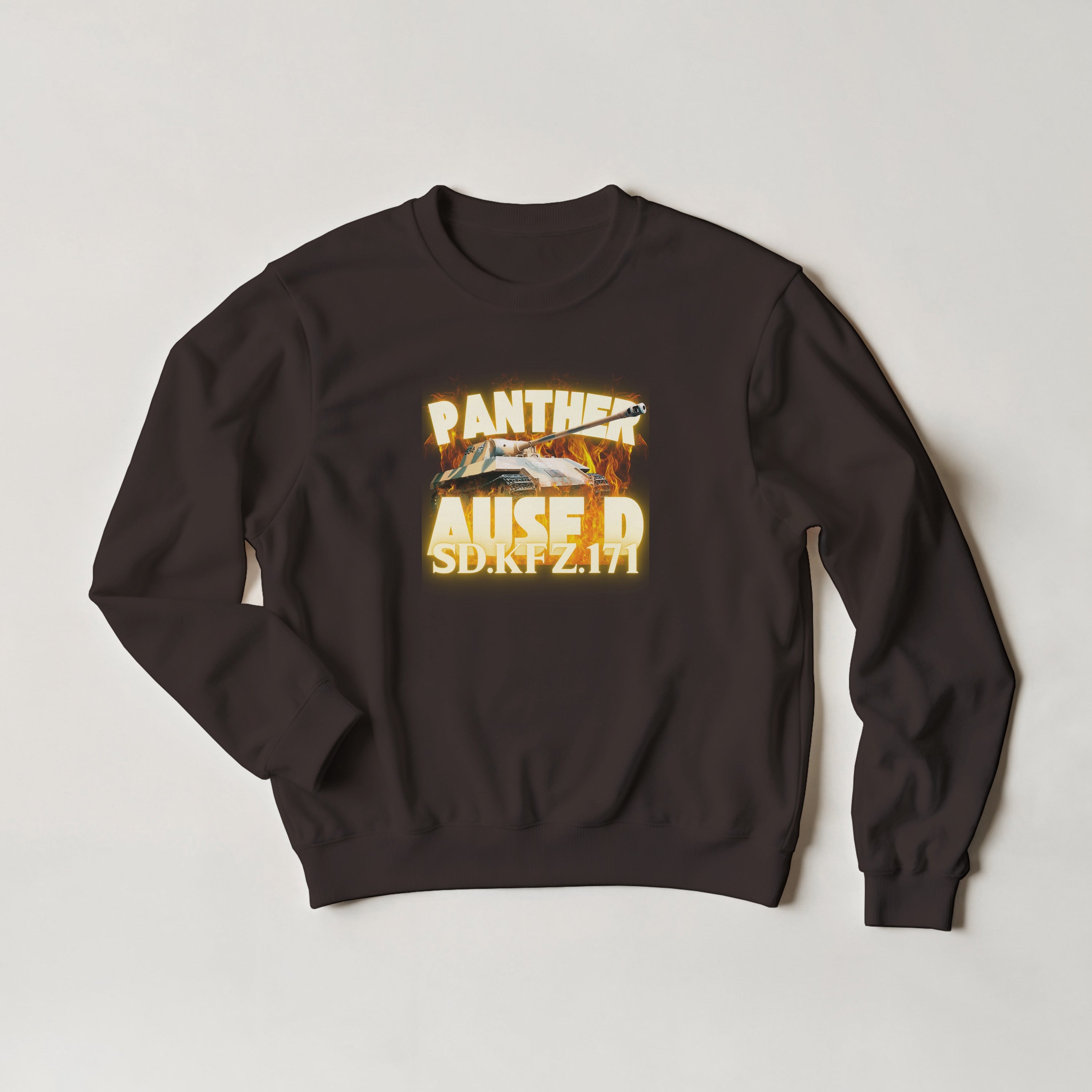 Panther D Sweater | WW2 German Medium Tank Sweatshirt | Military History Gift | Sd Kfz 171 Crewneck | World War 2 Armour Panzer Pullover