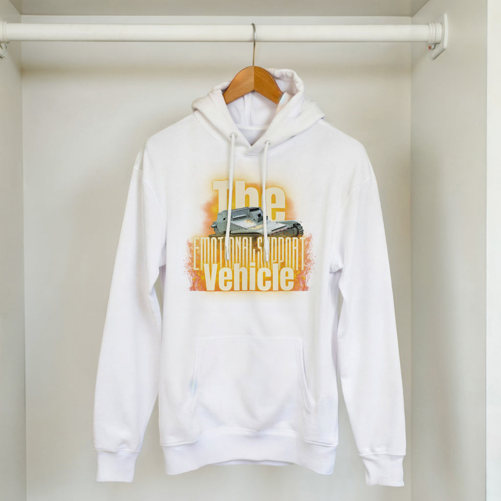 Emotional Support Vehicle Hoodie | L3/33 Tankette Meme | Funny Military History Gift
