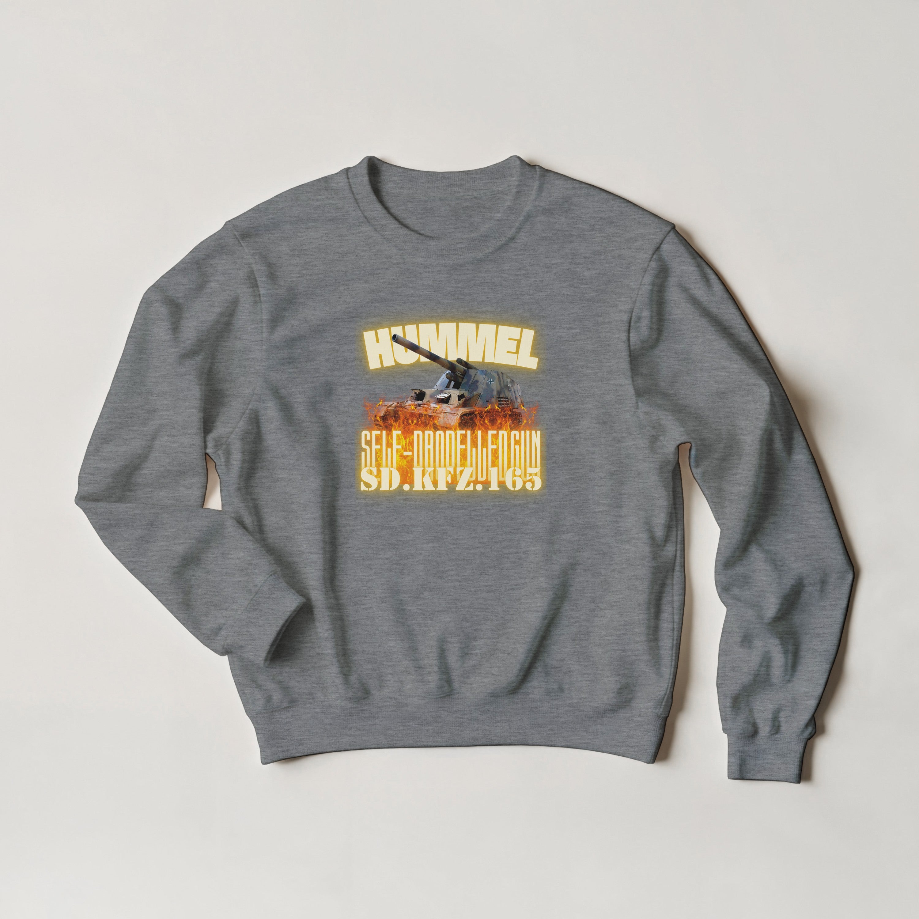 Hummel Sd.Kfz. 165 Sweater | German Self-Propelled Gun Artillery Crewneck | WW2 Gift