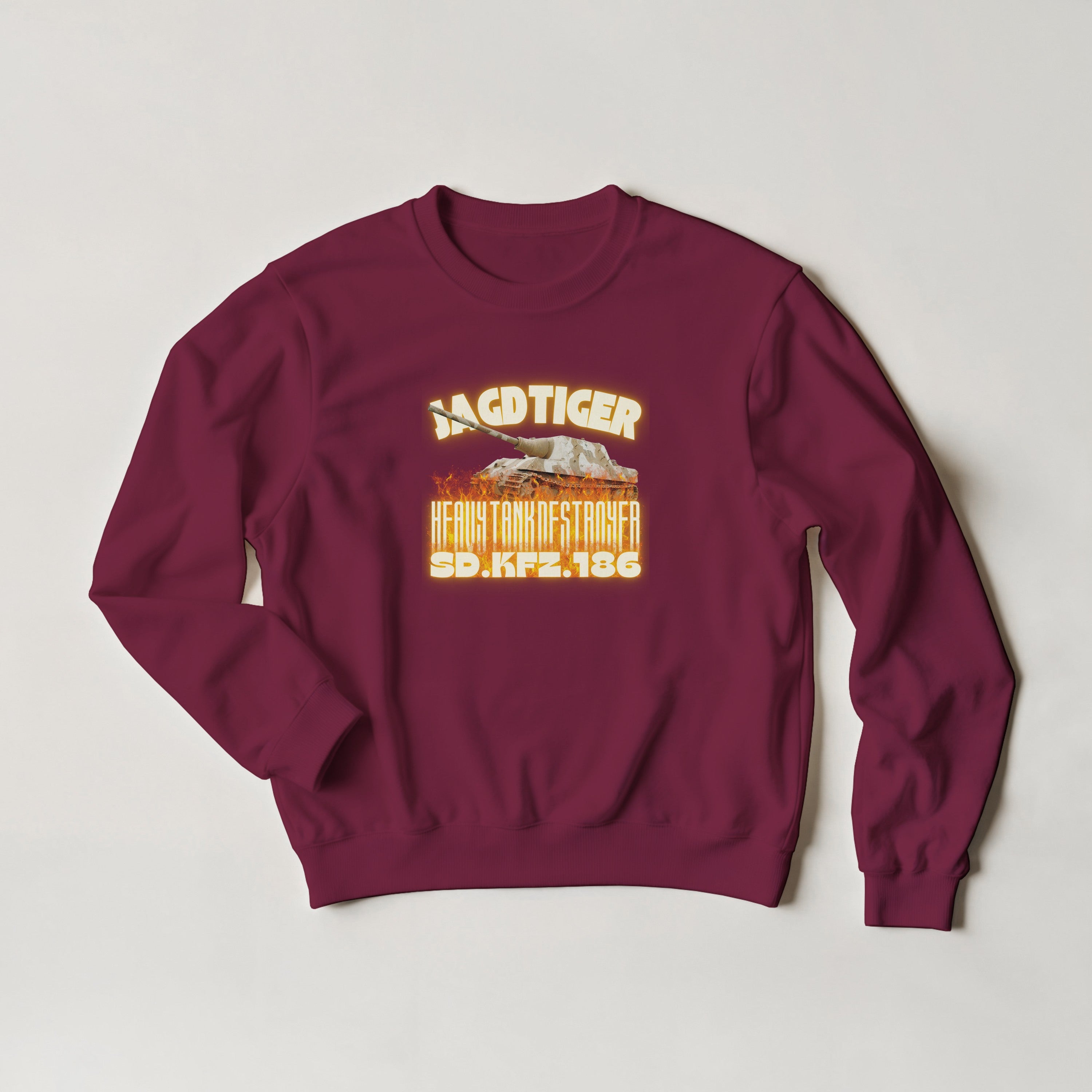 Jagdtiger Tank Sweater | WW2 German Heavy Tank Destroyer Crewneck | Military History Gift