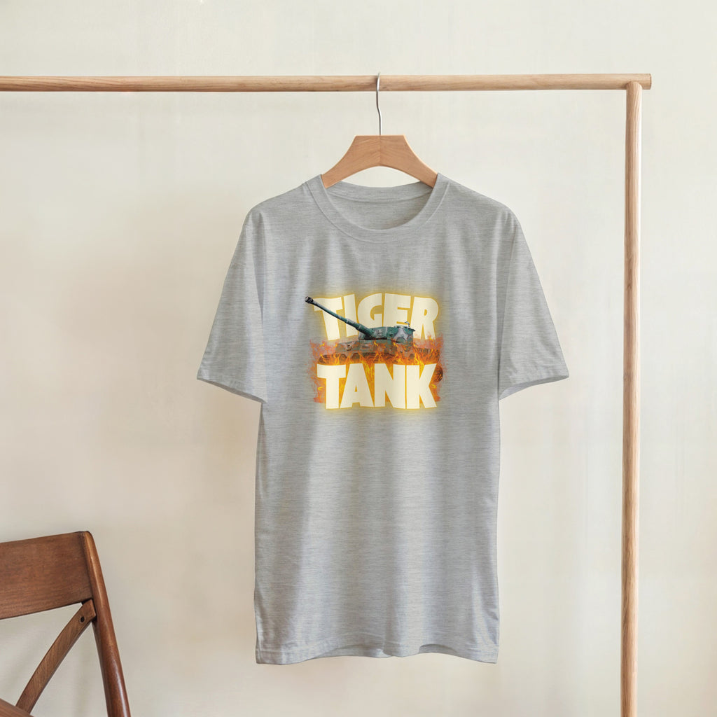 Tiger Tank Graphic T-Shirt | WWII German Heavy Armor Tee | Panzer VI Military Gift