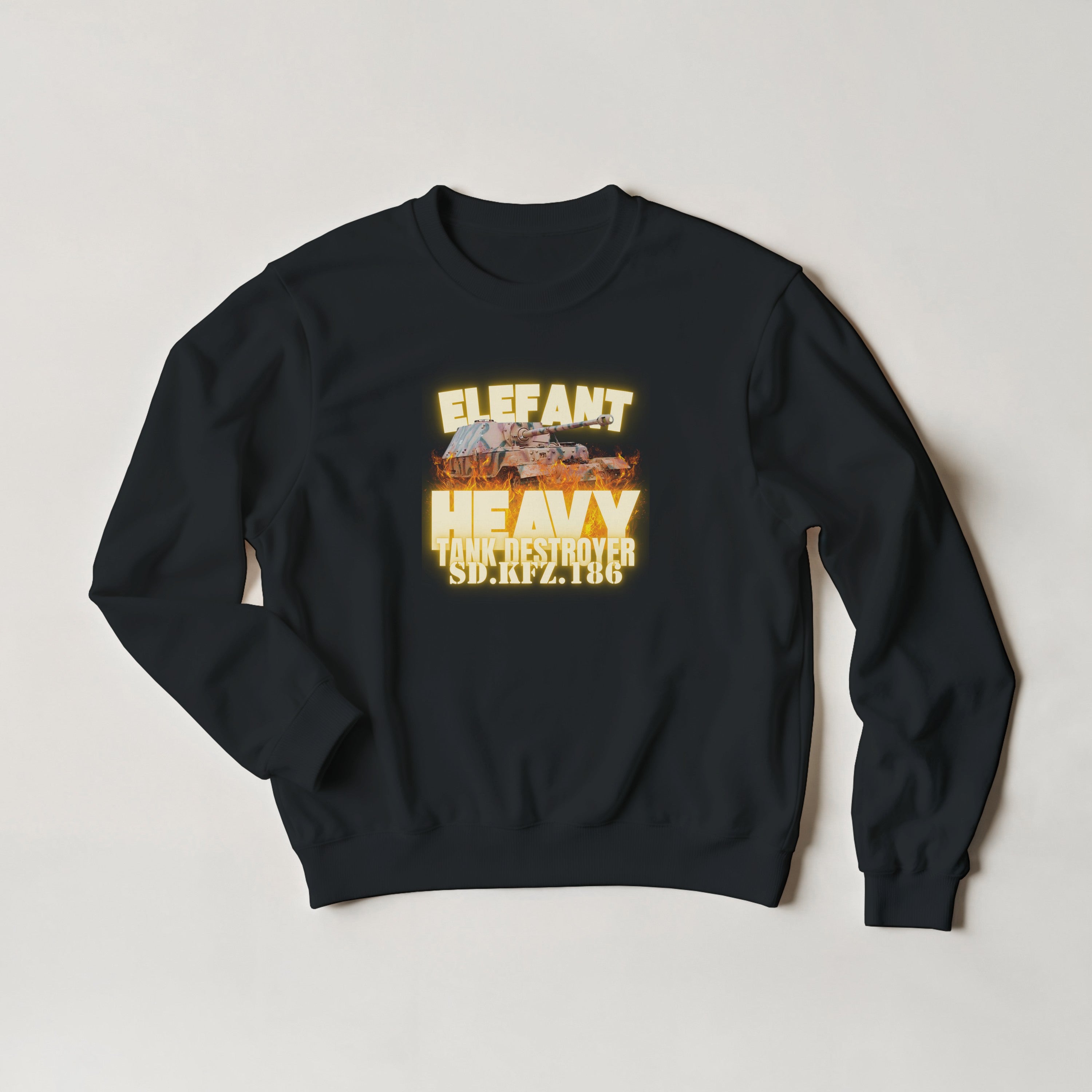 German Elefant Tank Destroyer Sweatshirt | WW2 Panzer Heavy Armor | Military History Gift
