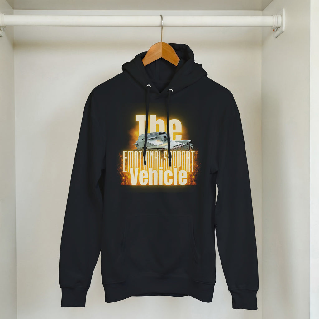 Emotional Support Vehicle Hoodie | L3/33 Tankette Meme | Funny Military History Gift