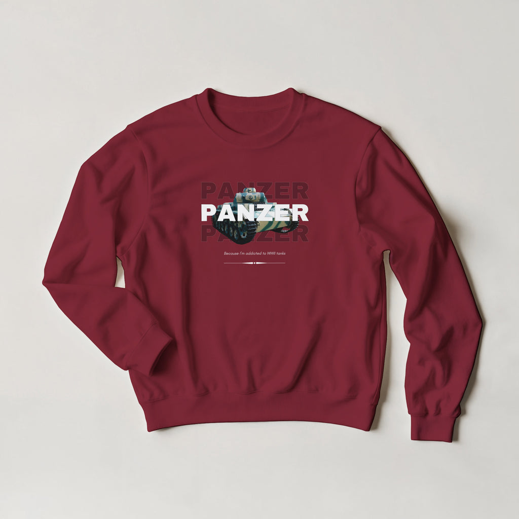 WWII Panzer Tank Sweatshirt | History Buff Crewneck | WW2 Military Gift