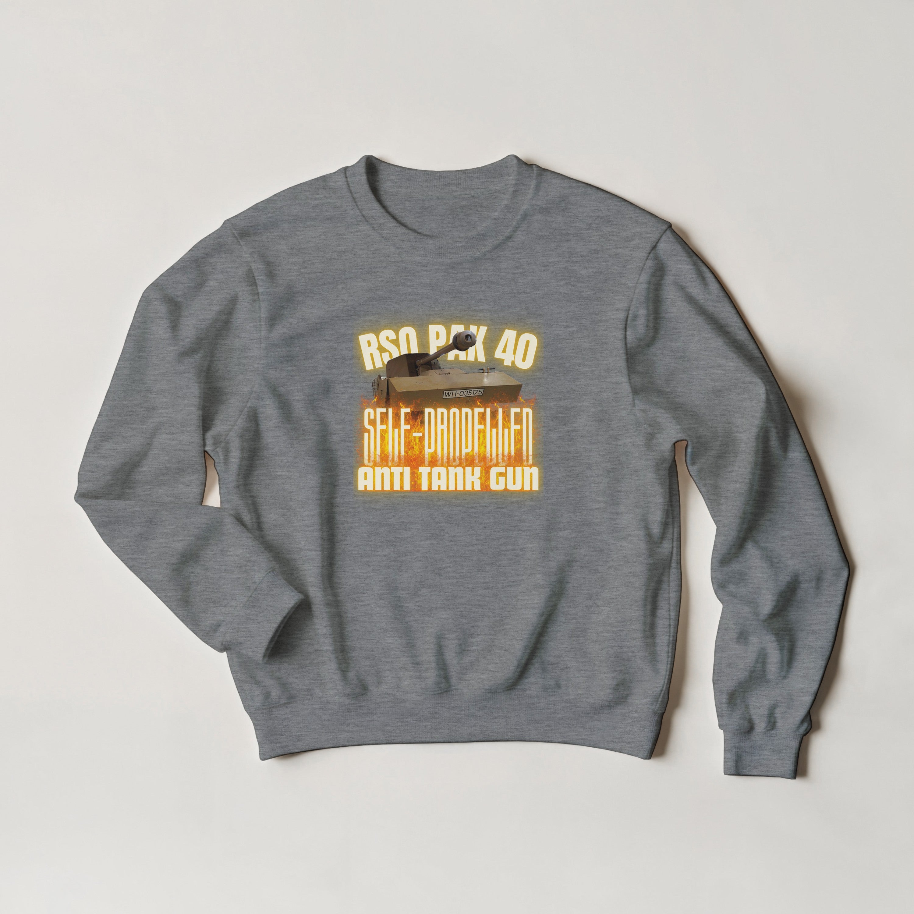 RSO PaK 40 Sweater | German Anti-Tank Gun Crewneck | WWII Military History Gift