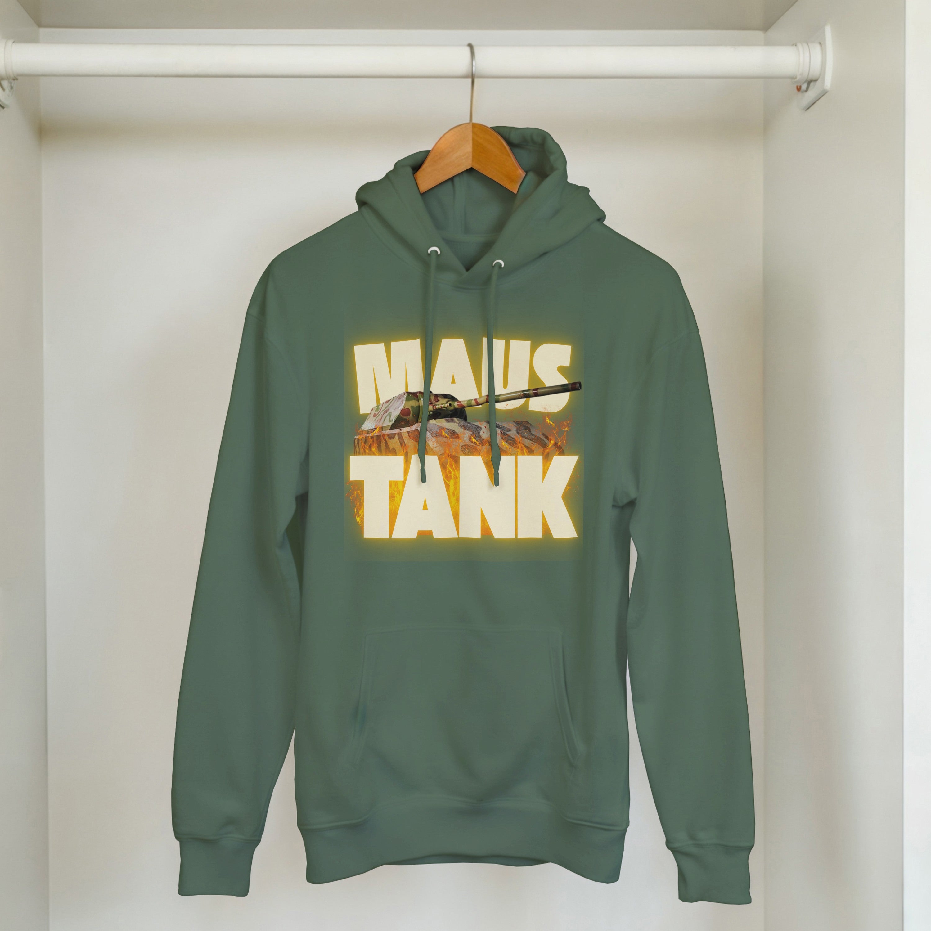 WWII Maus Tank Hoodie | German Panzer VIII Super Heavy Tank | Military History Gift