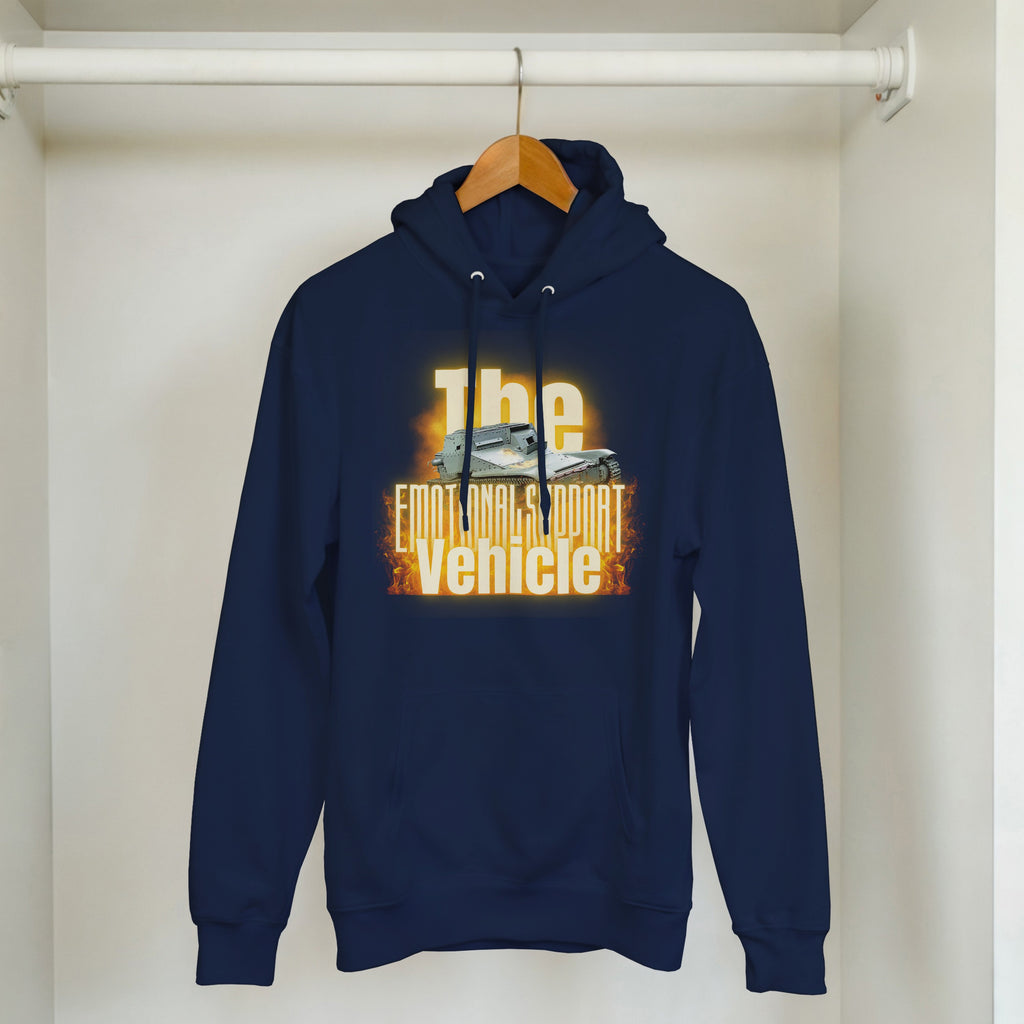 Emotional Support Vehicle Hoodie | L3/33 Tankette Meme | Funny Military History Gift