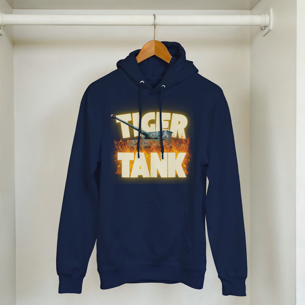 Tiger Tank Graphic Hoodie | WWII German Heavy Armor Pullover | Panzer VI Gift