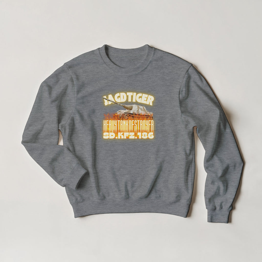 Jagdtiger Tank Sweater | WW2 German Heavy Tank Destroyer Crewneck | Military History Gift