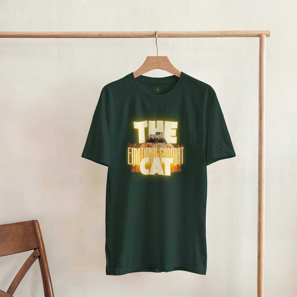 Emotional Support Cat Shirt | Panther Panzer V Meme Tee | WW2 Military History Gift